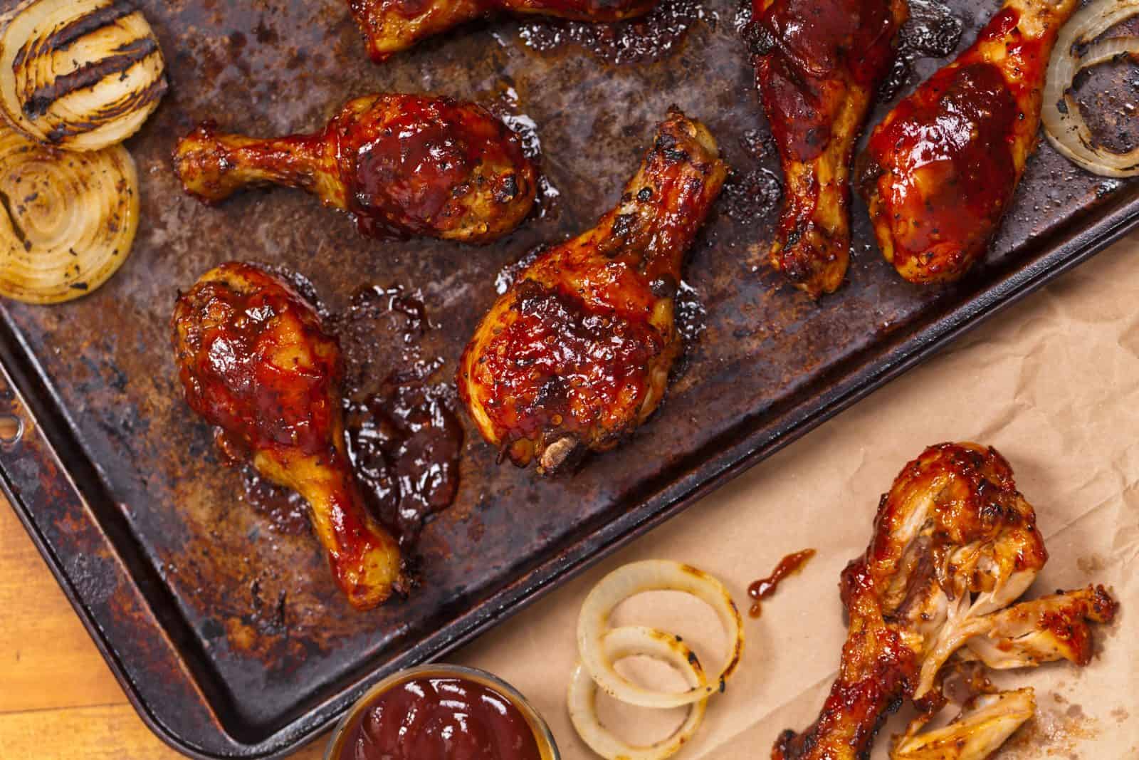 30 Budget-Friendly Family Dinners Under $10 54 Barbecue chicken drumstick family dinner