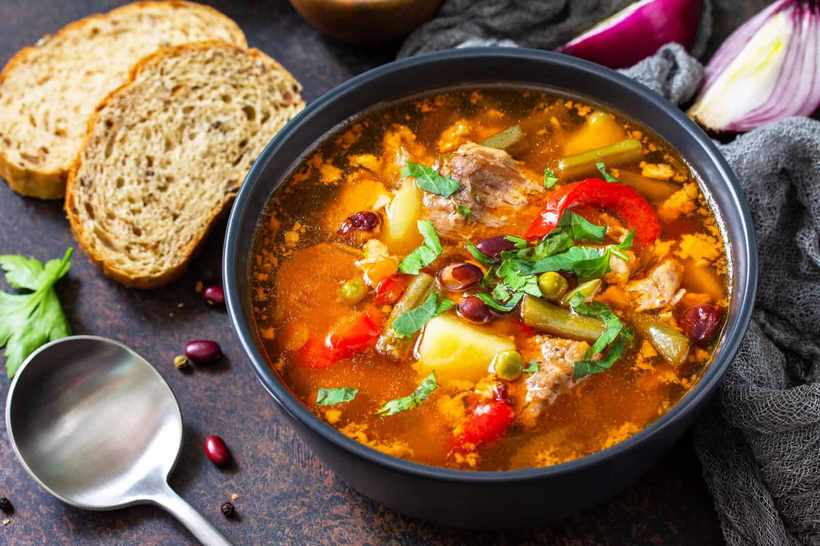 20 Ground Beef Dinners That Stretch One Pound 28 Italian beef and bean soup