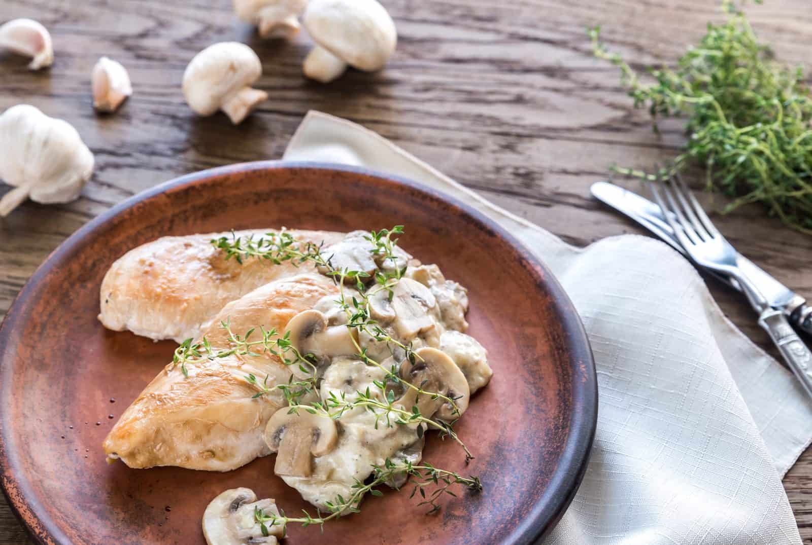 Mushroom chicken