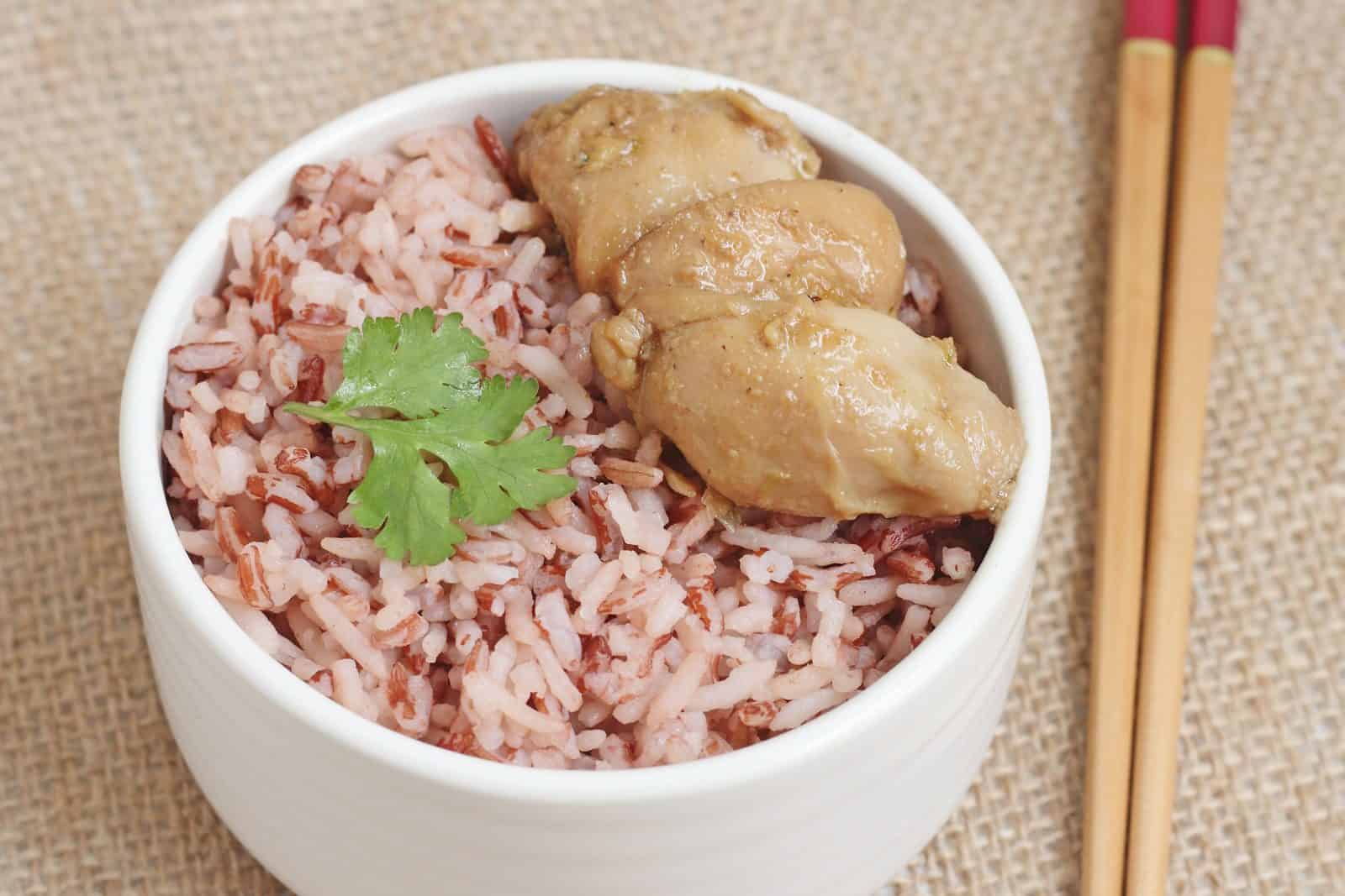 Chicken and brown rice