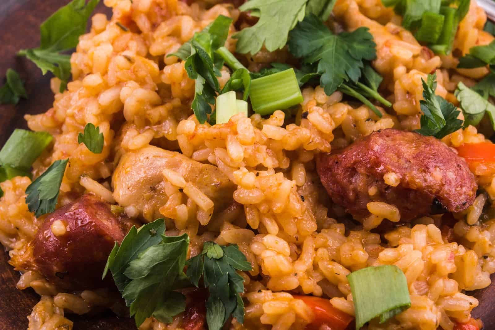 Cajun spiced chicken and rice
