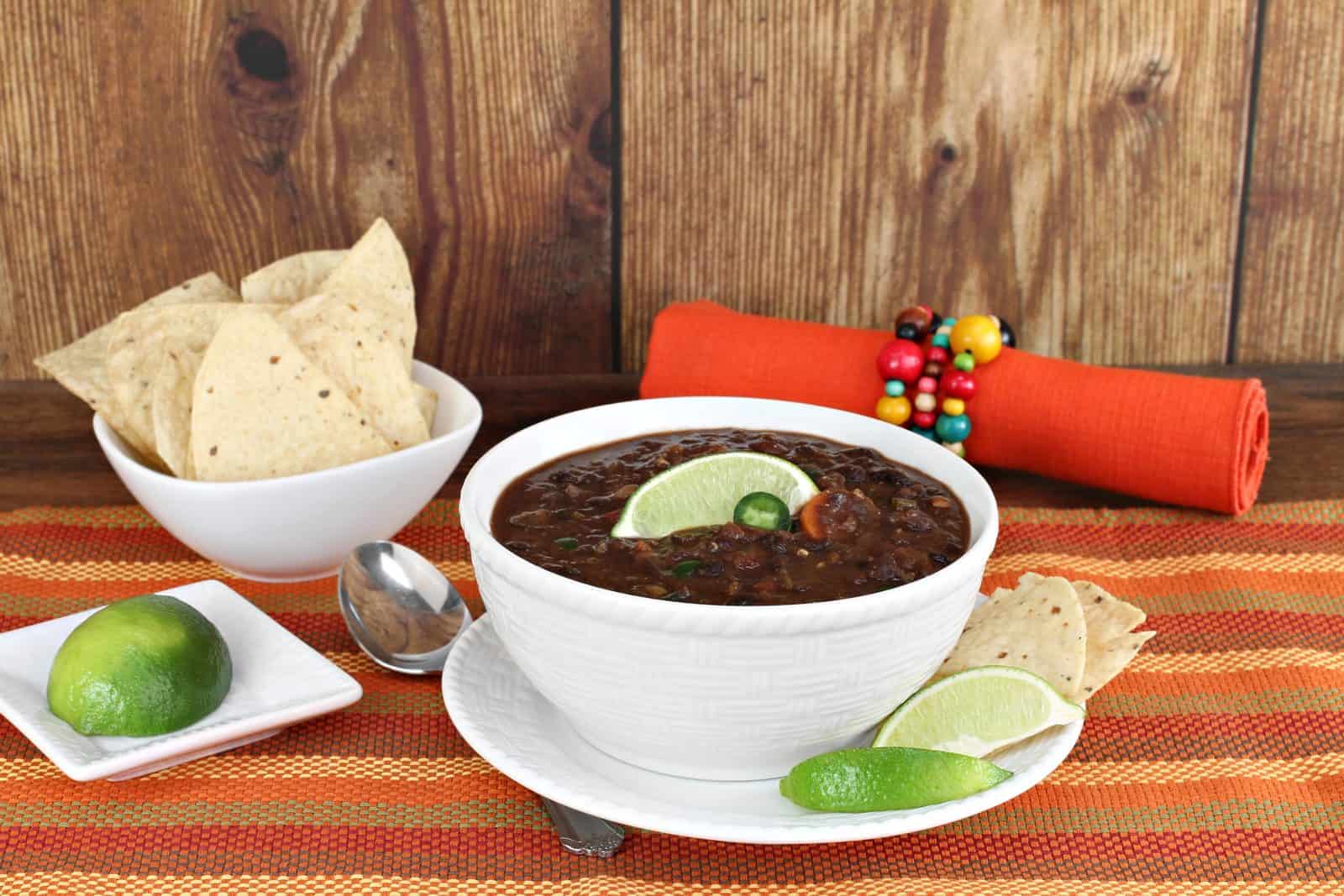 25 Cozy Crockpot Soup Recipes 20 Spicy black bean and chipotle soup