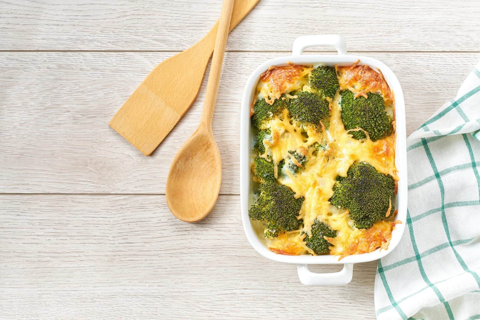 Broccoli cheddar breakfast casserole