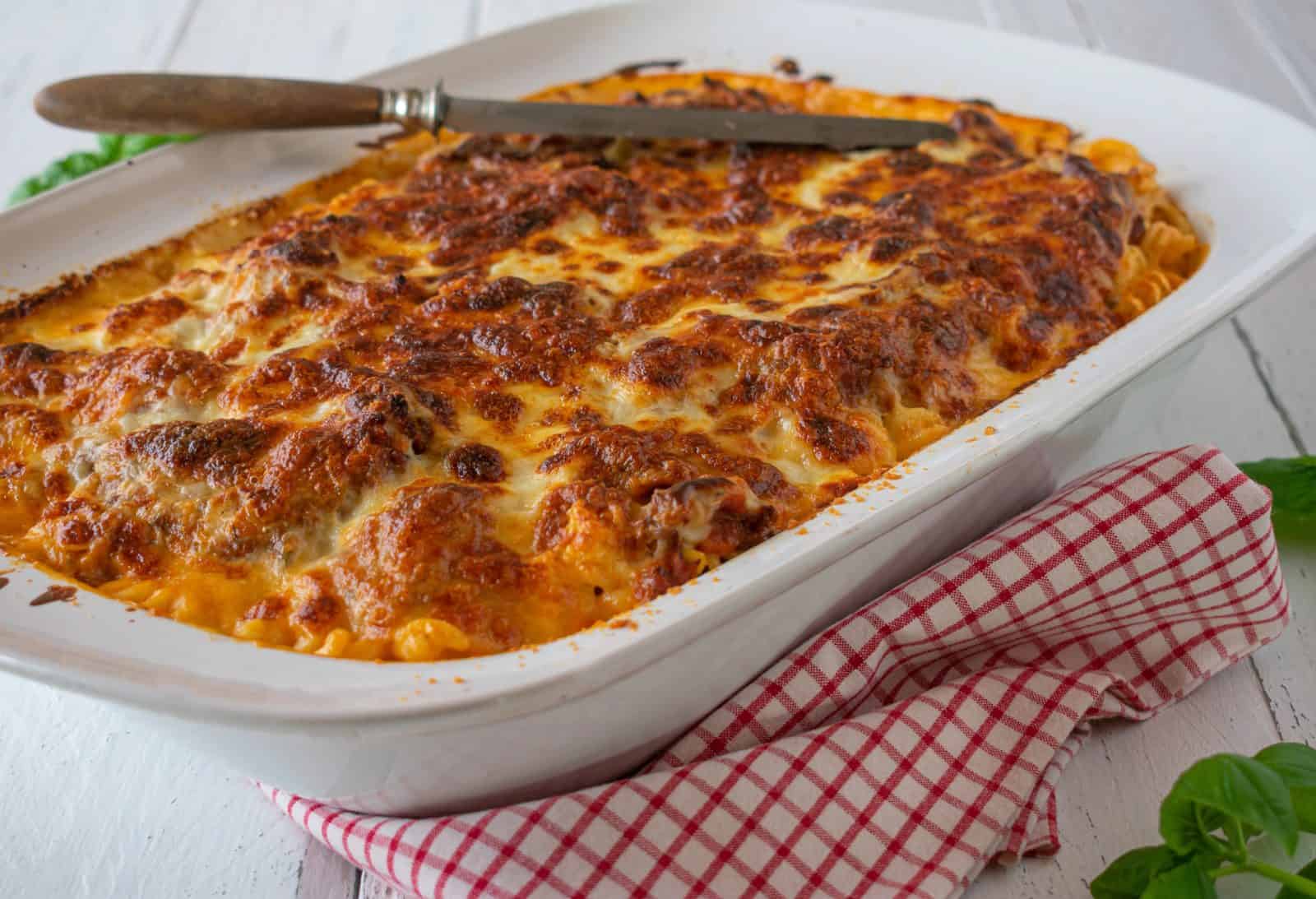 Beef and noodle casserole