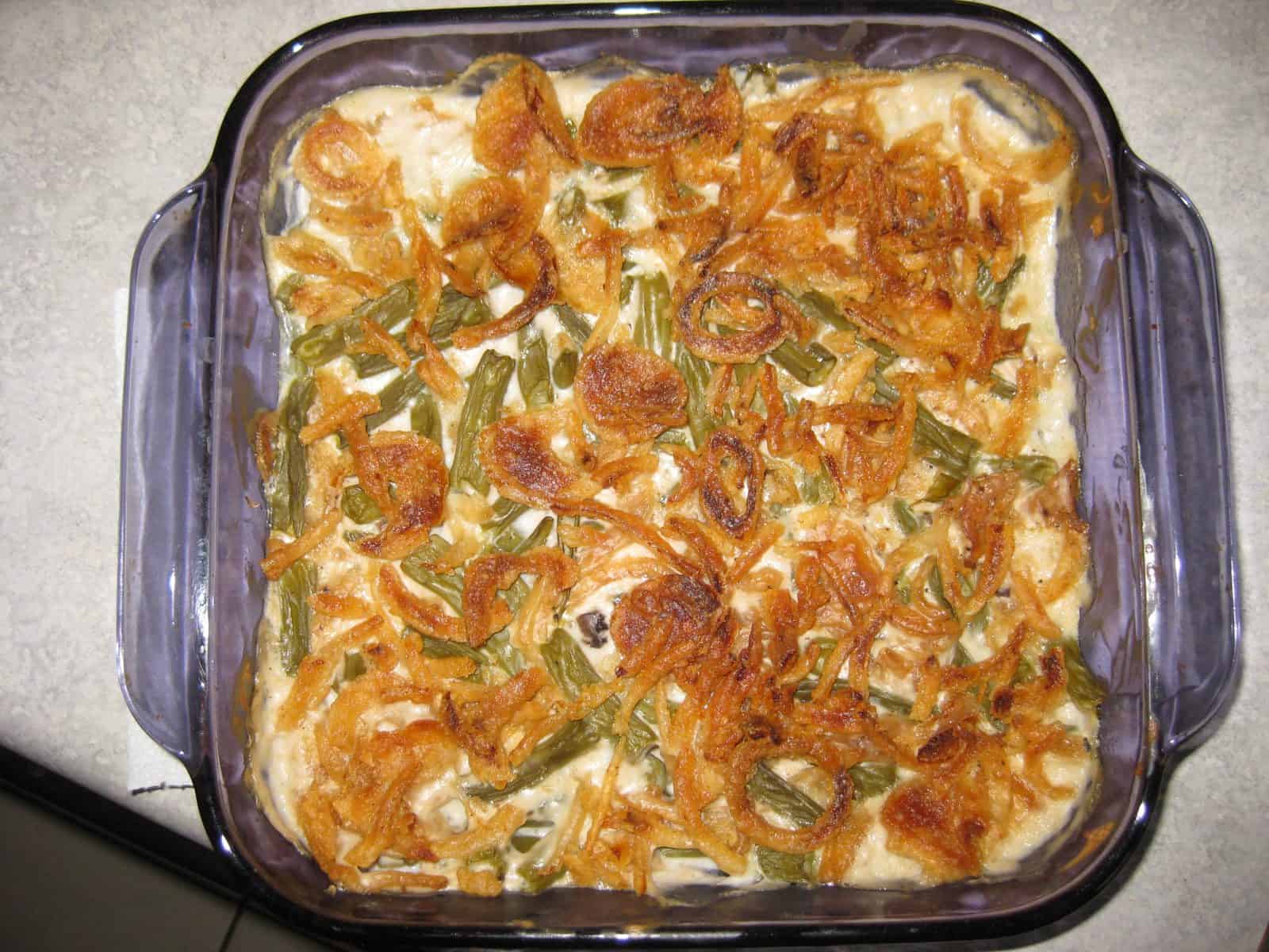 Green bean casserole from scratch