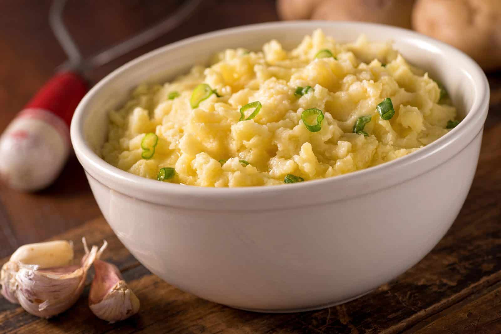 Garlic mashed potato