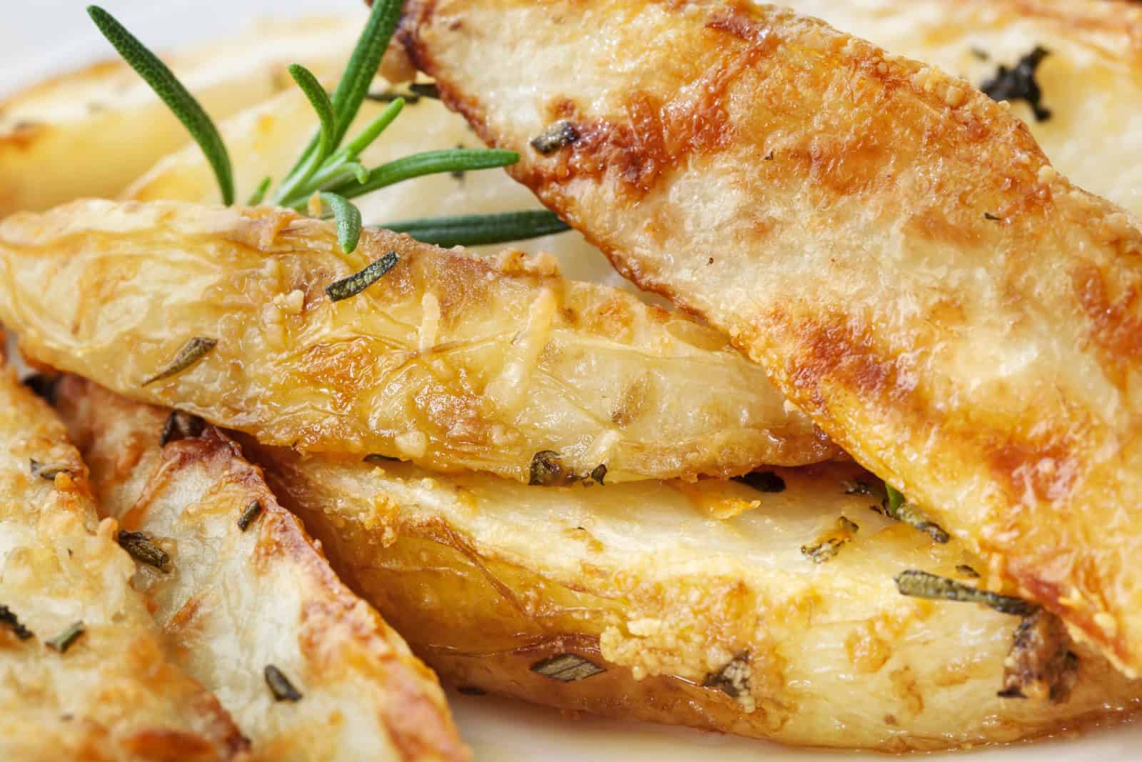 Herb crusted potato wedge