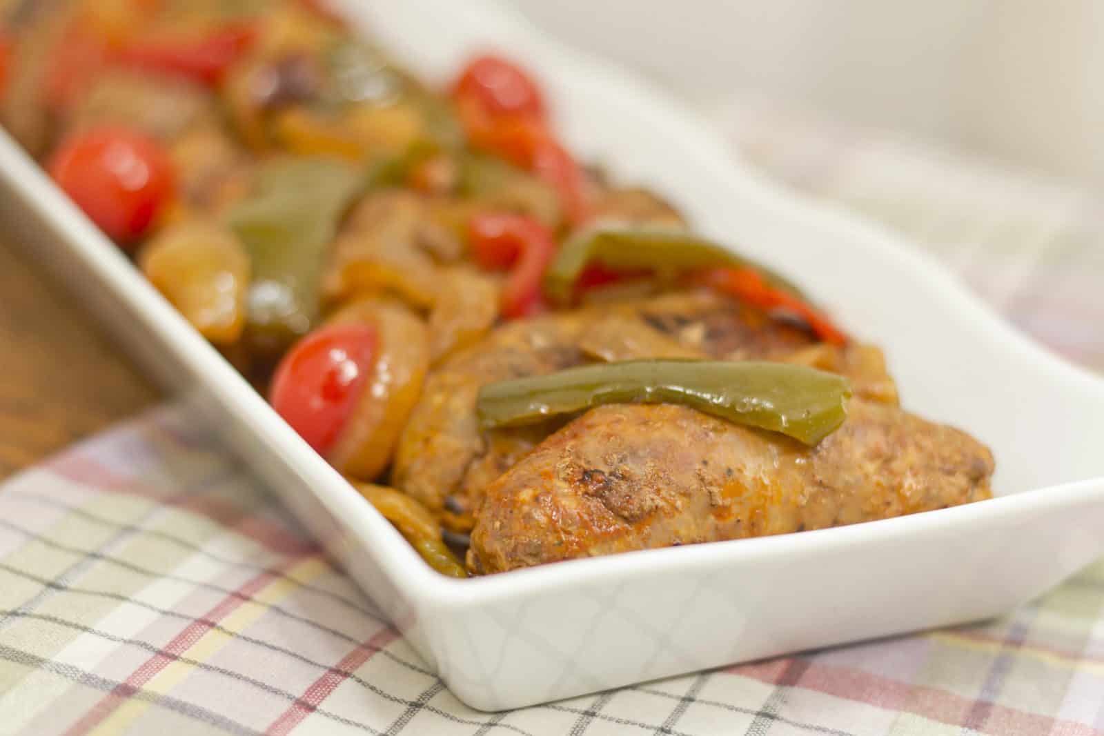 15 Budget Sheet Pan Dinners With Almost No Cleanup 2 Sausage peppers and onions dinner