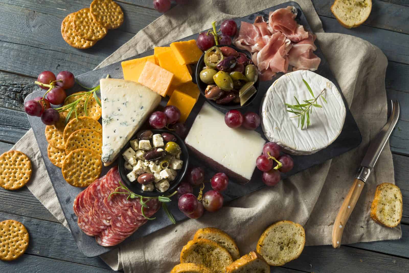 20 Birthday Party Appetizers for Any Age 50 Cheese and charcuterie board