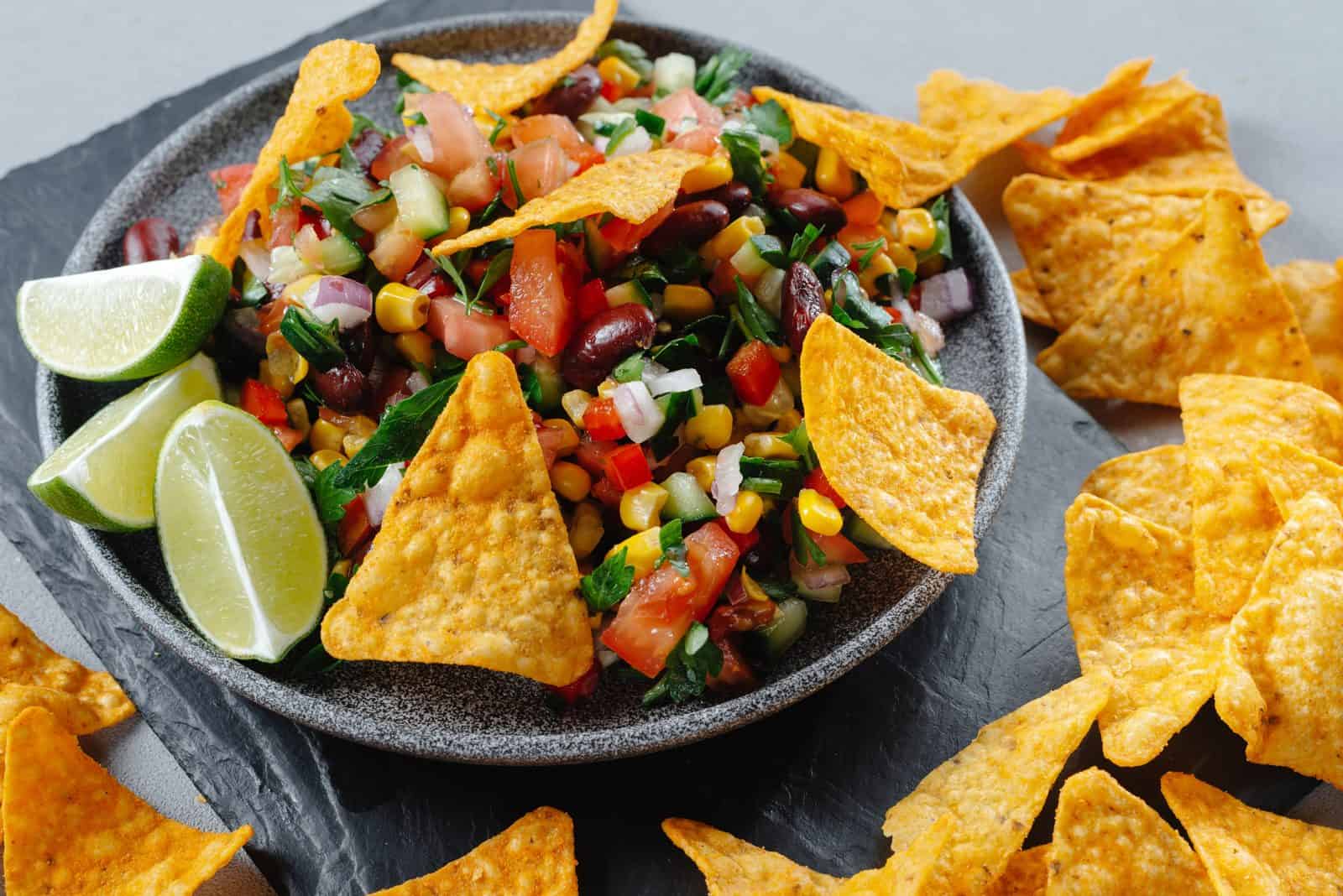 Black bean and corn salsa