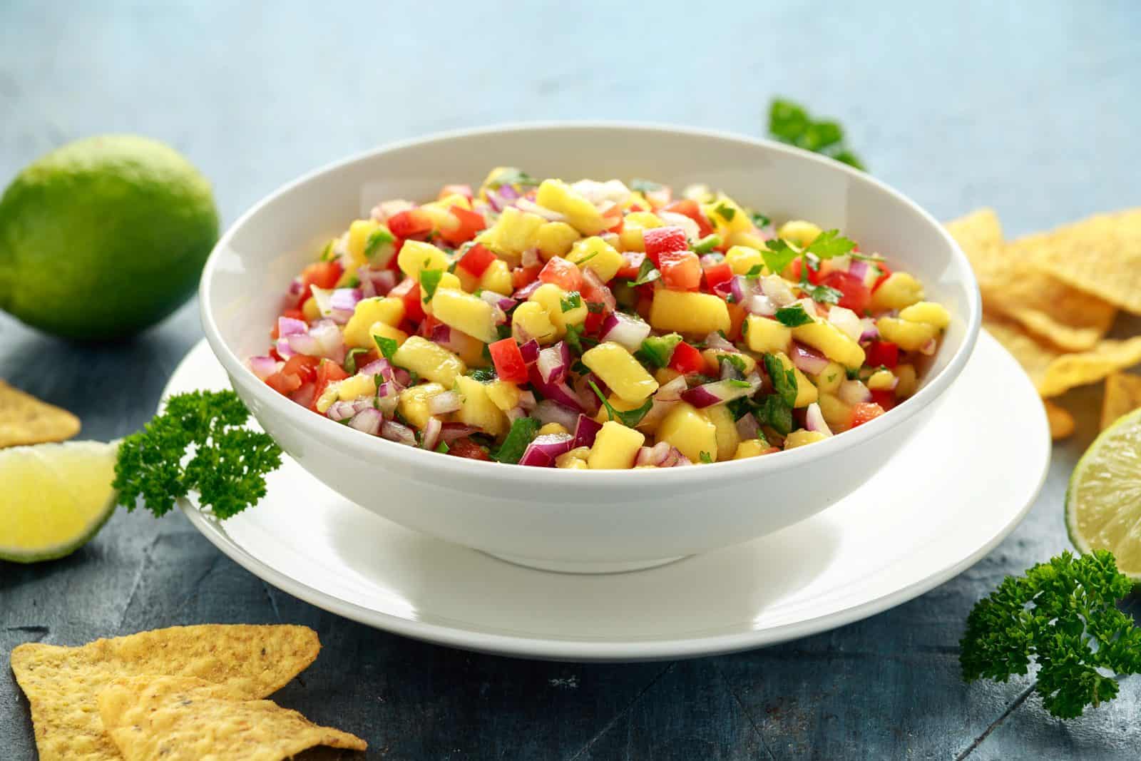 Fresh mango salsa