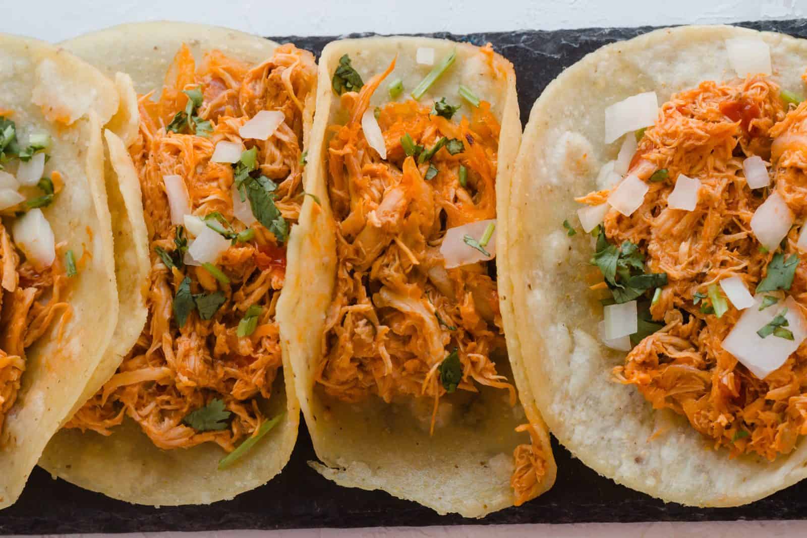 19 Crockpot Fall Recipes for Busy Weeknights 4 Chicken tinga taco