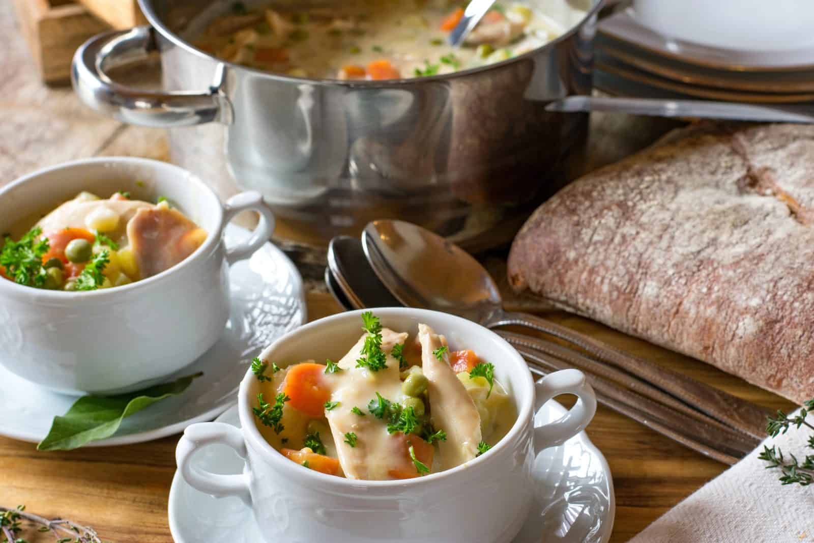 19 Crockpot Fall Recipes for Busy Weeknights 24 Chicken pot pie soup