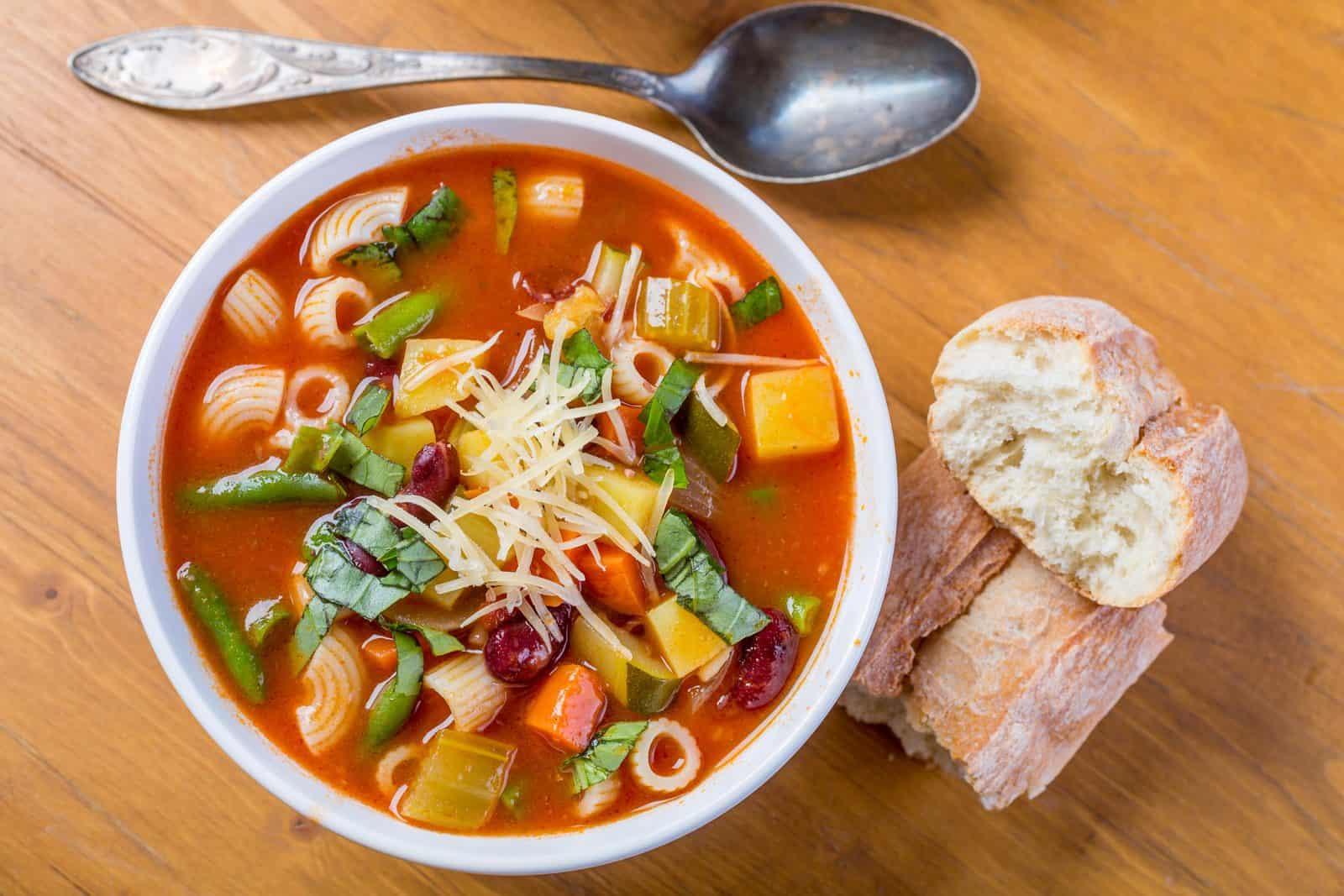 19 Crockpot Fall Recipes for Busy Weeknights 26 Minestrone with pasta