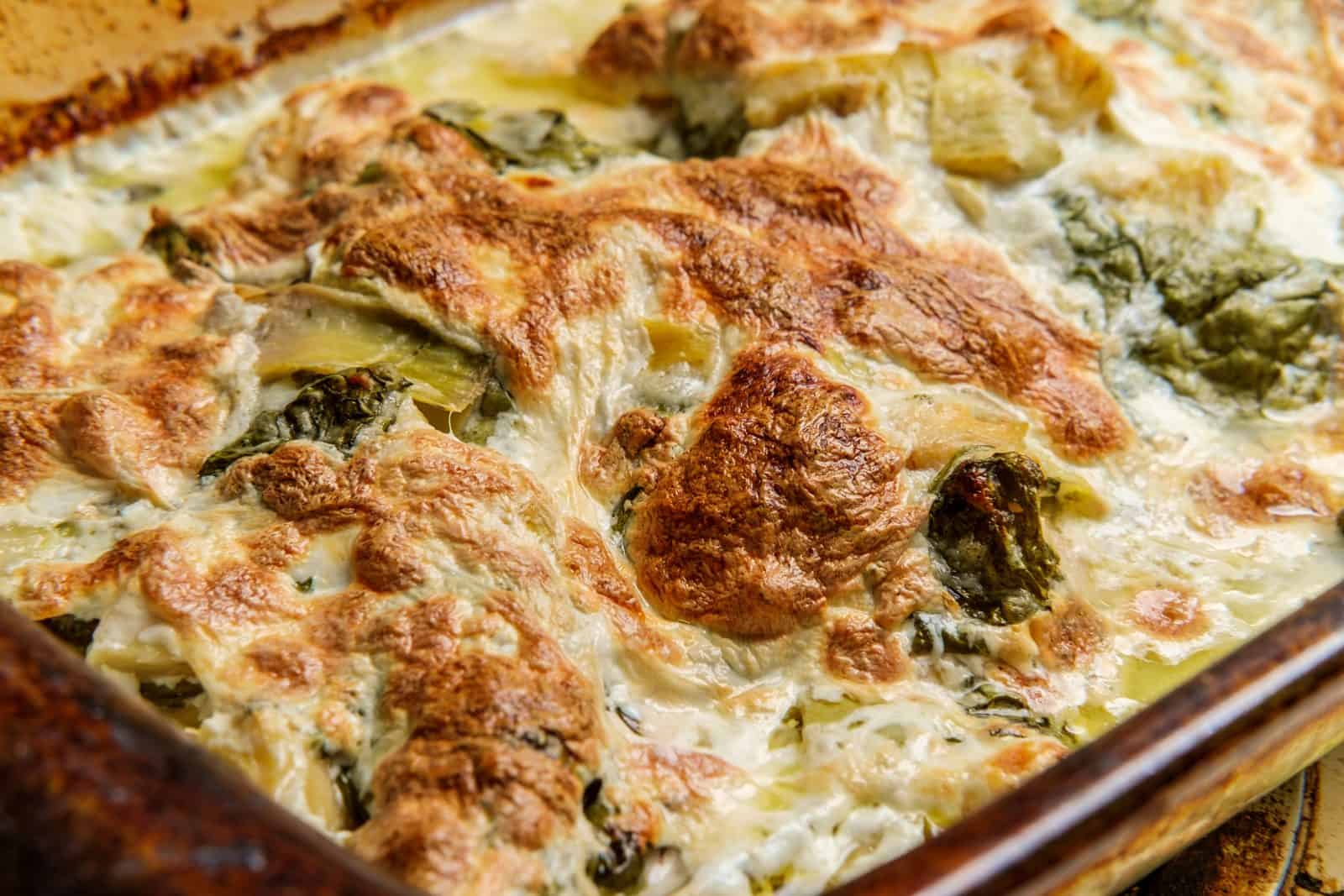 20 Chicken Casserole Recipes for Big Gatherings 10 Chicken spinach and artichoke bake
