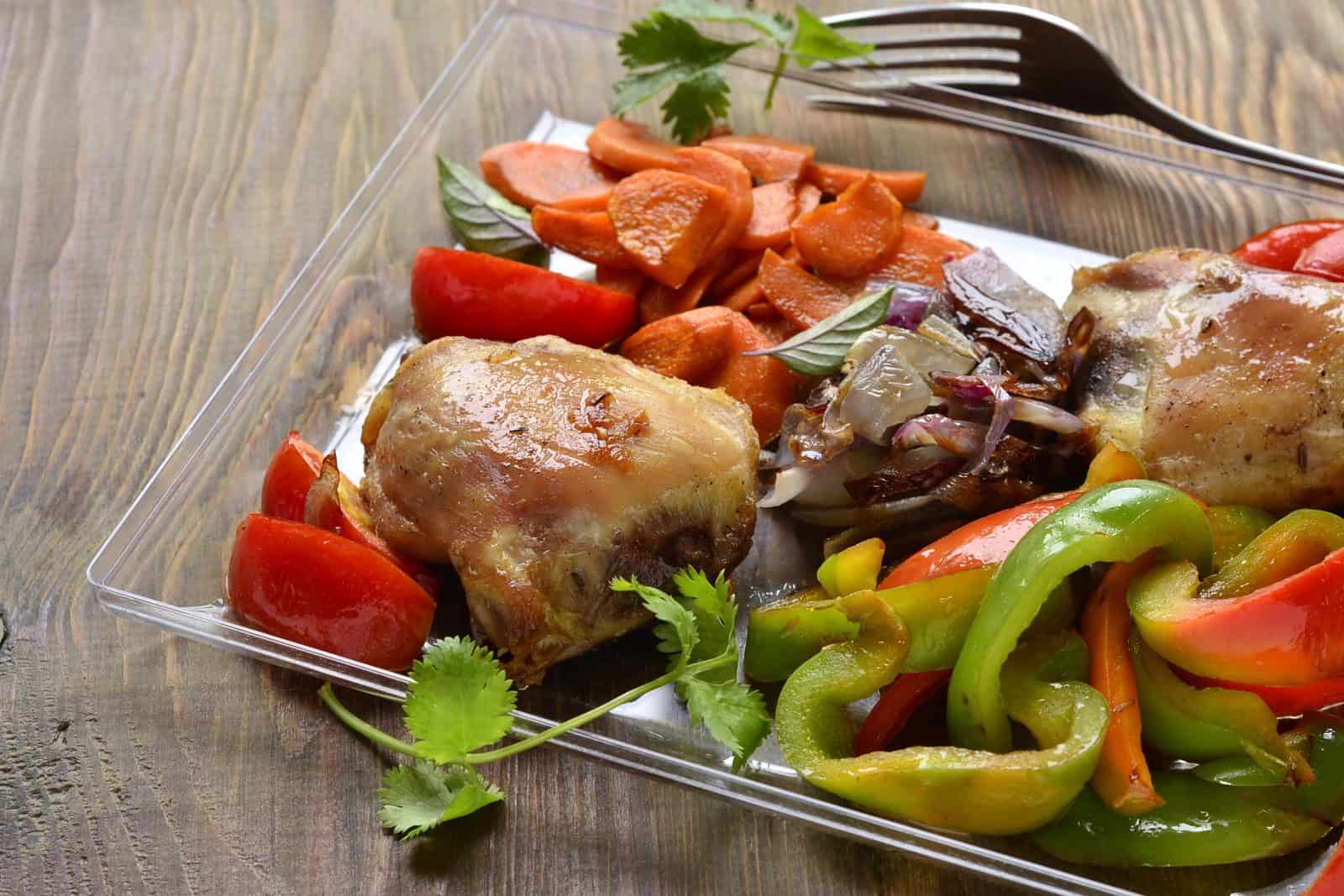 Garlic parmesan chicken thigh