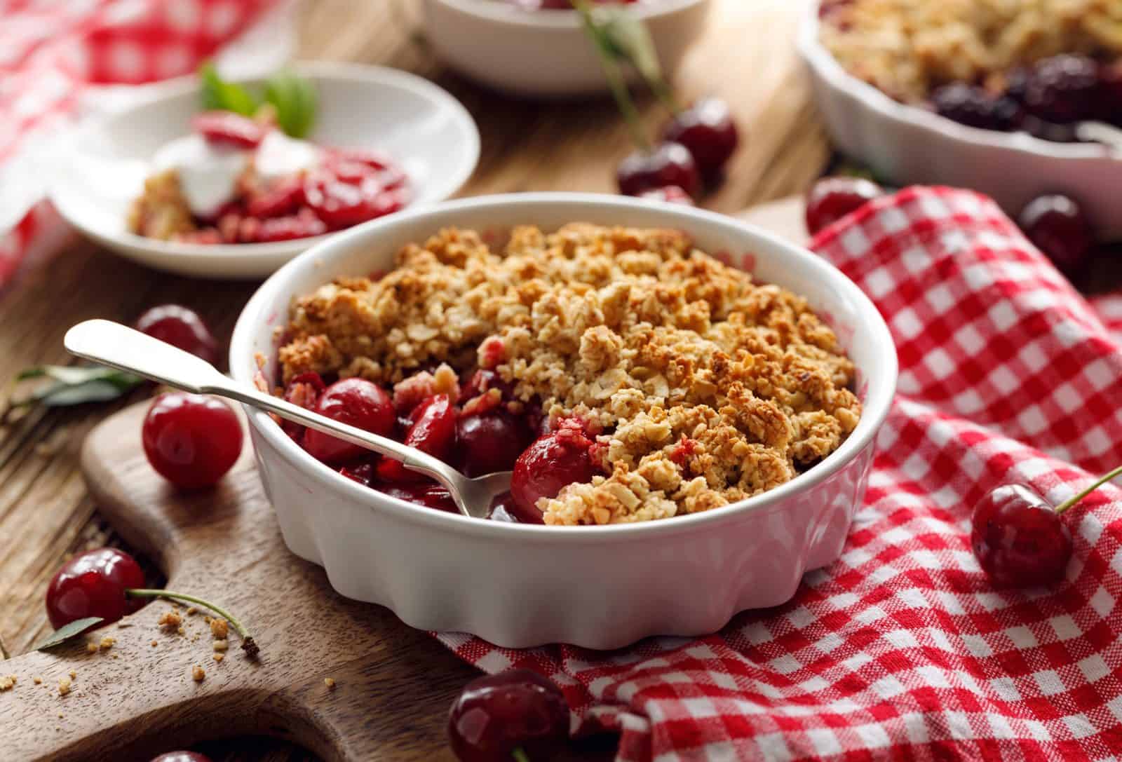 Old-Fashioned Fruit Cobbler Recipes 40 Cherry almond cobbler