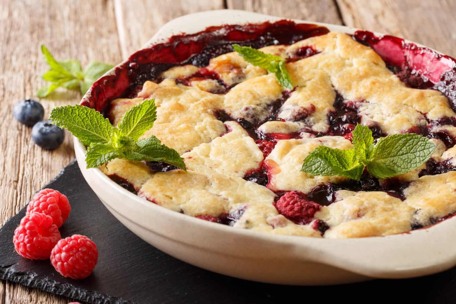 Old-Fashioned Fruit Cobbler Recipes 42 Mixed berry cobbler