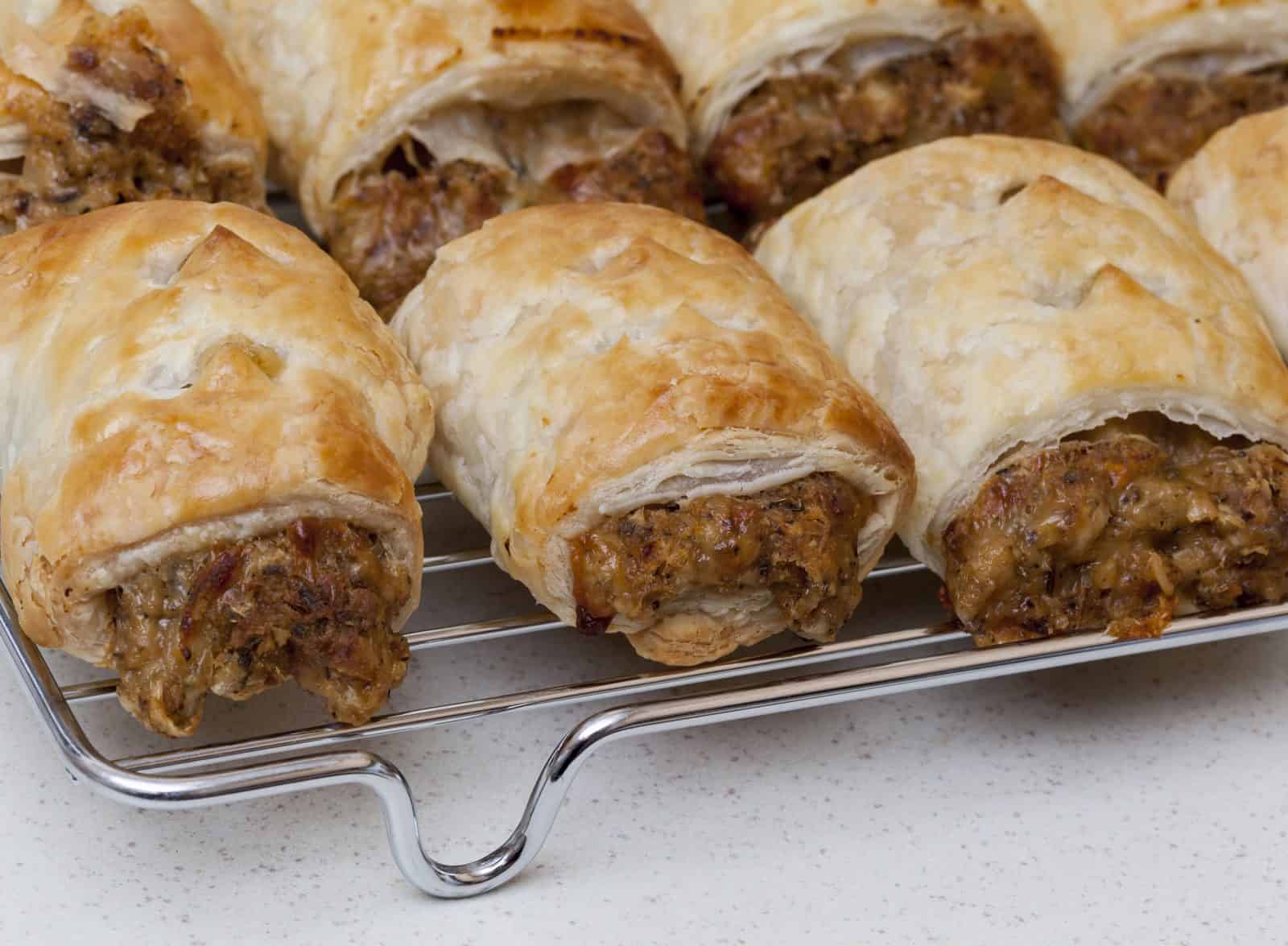 20 Crock Pot Appetizers for Easy Parties 28 Maple mustard barbecue sausage roll