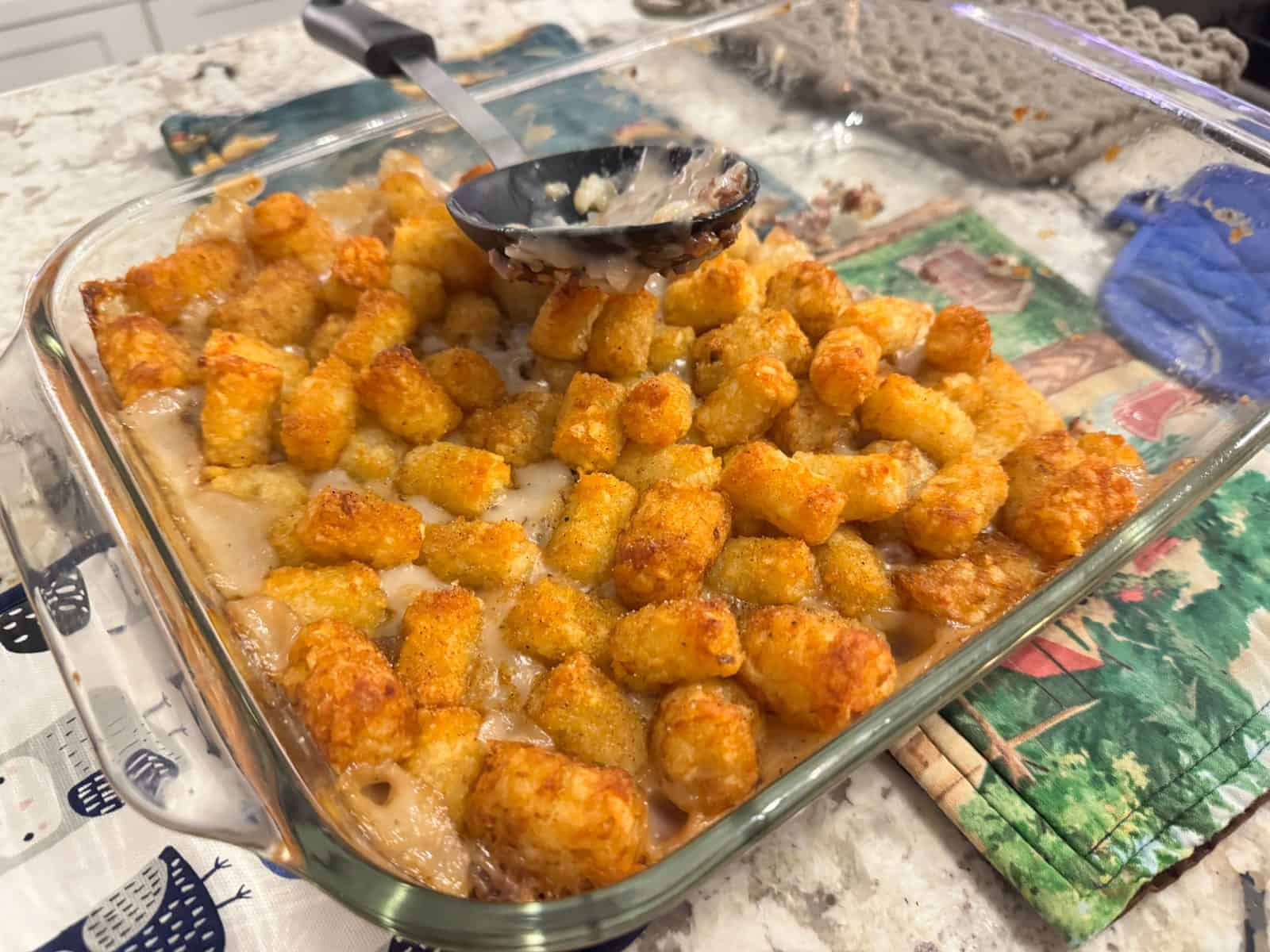 Tater tot shepherds pie