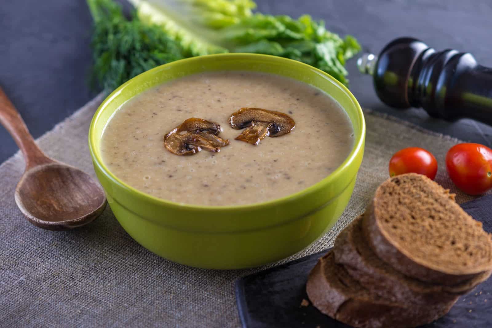 15 Mushroom Soup Recipes for Chilly Nights 2 Cream of mushroom soup