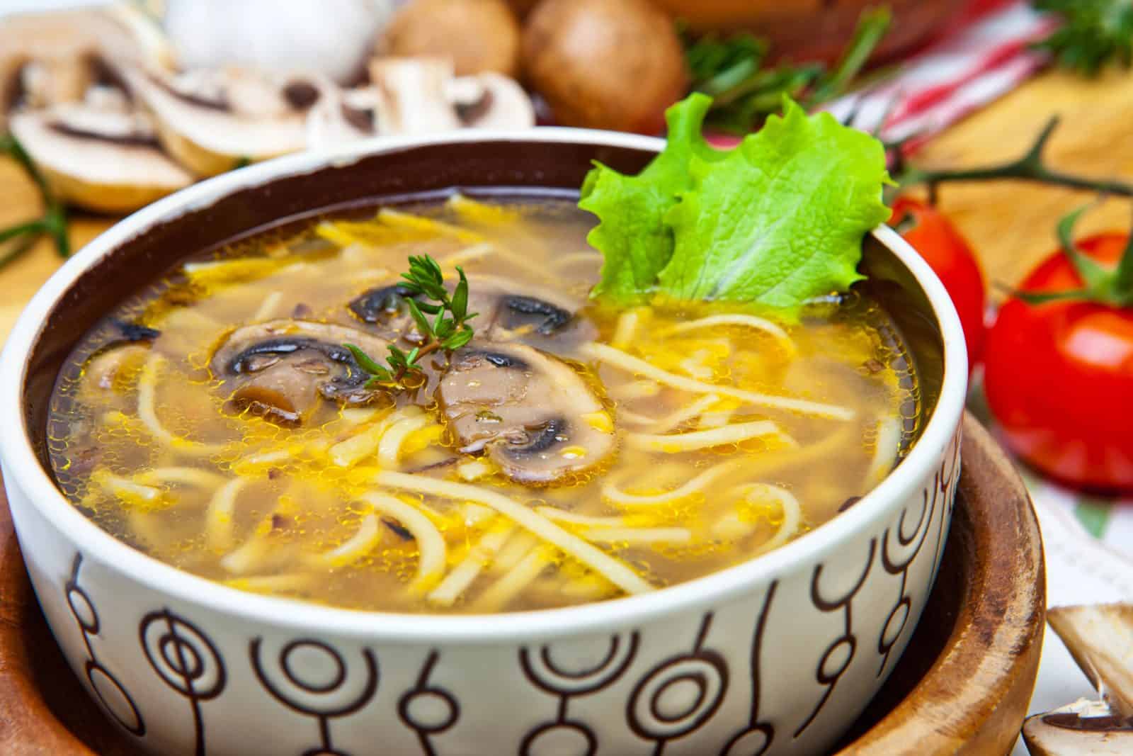 15 Mushroom Soup Recipes for Chilly Nights 10 Mushroom noodle soup