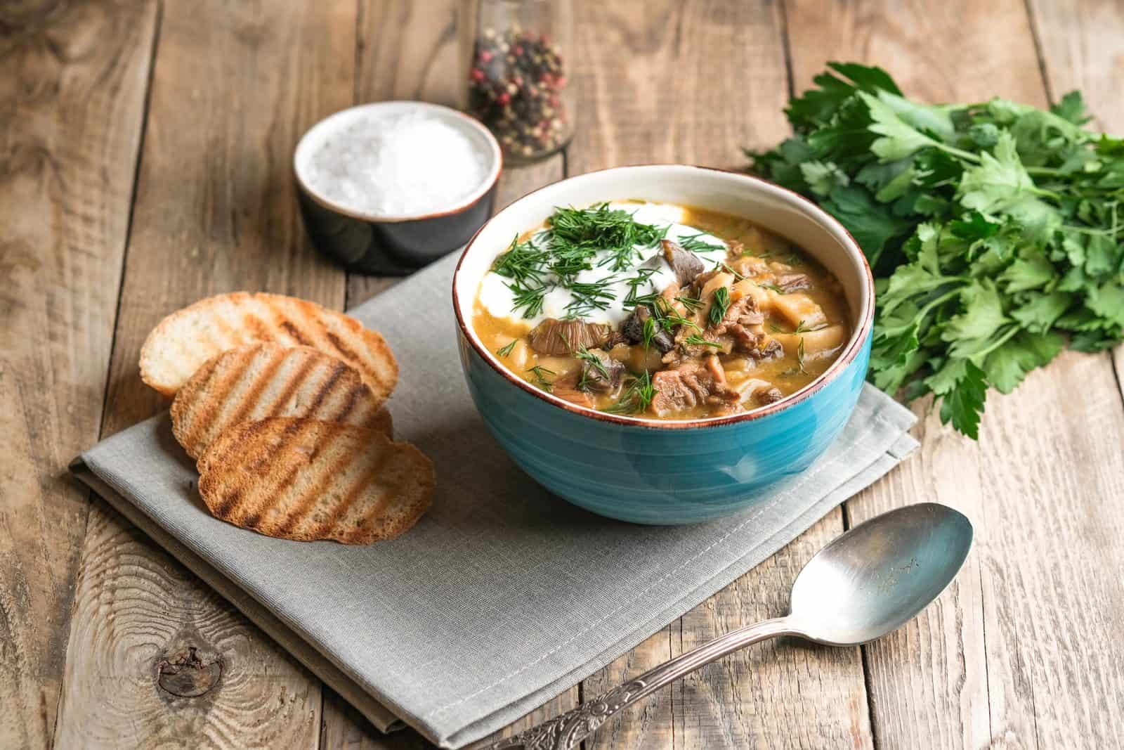 15 Mushroom Soup Recipes for Chilly Nights 14 Hungarian mushroom soup