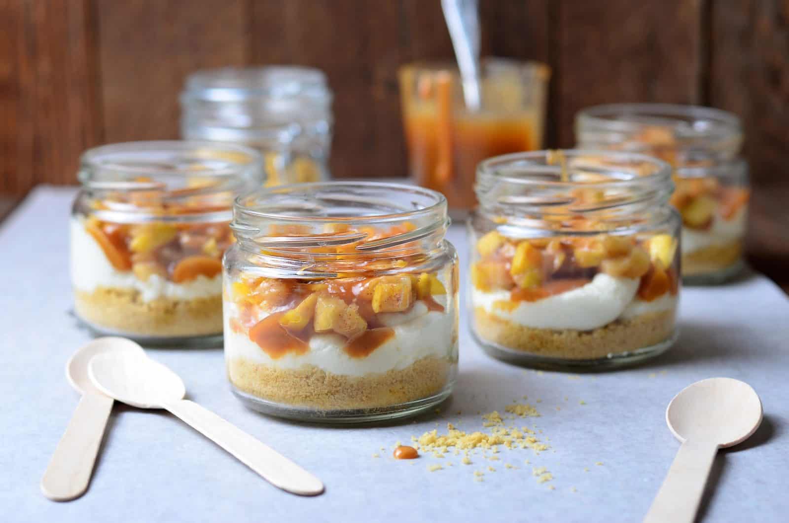 30 Apple Dessert Recipes That Look Fancy With Zero Effort 14 Apple cheesecake cup