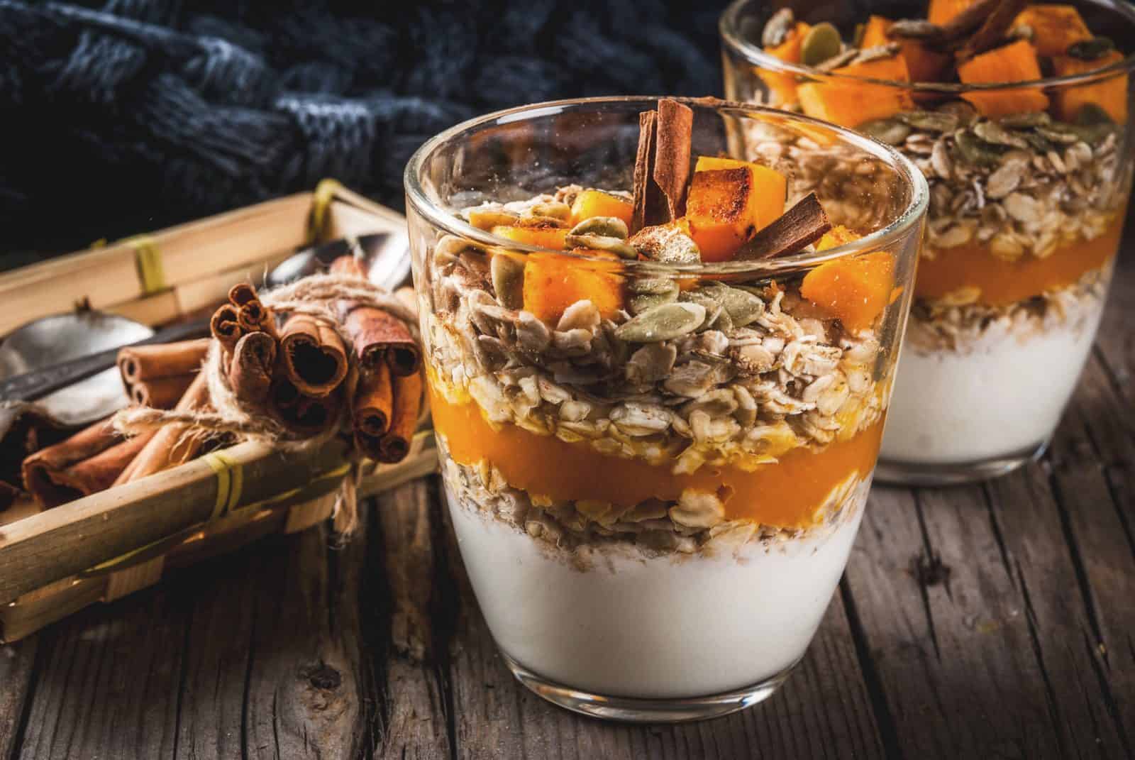 These 23 Overnight Oats Recipes Will Transform Your Morning Routine 12 Pumpkin spice oats