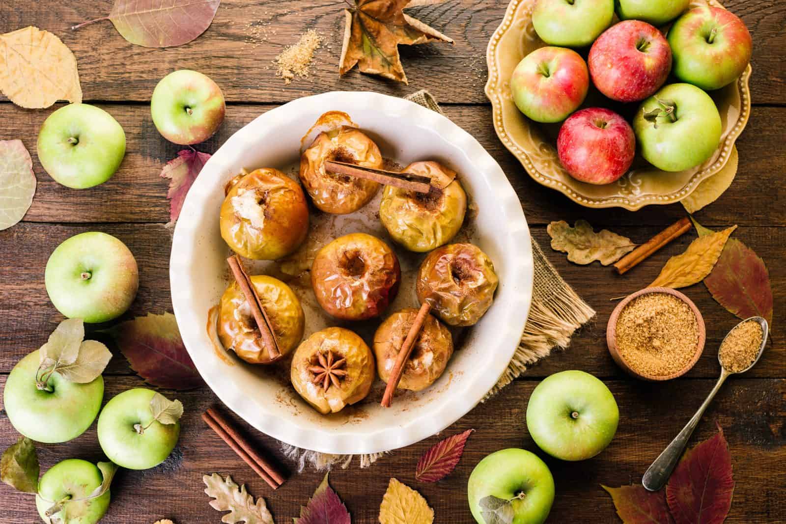 Apples cinnamon