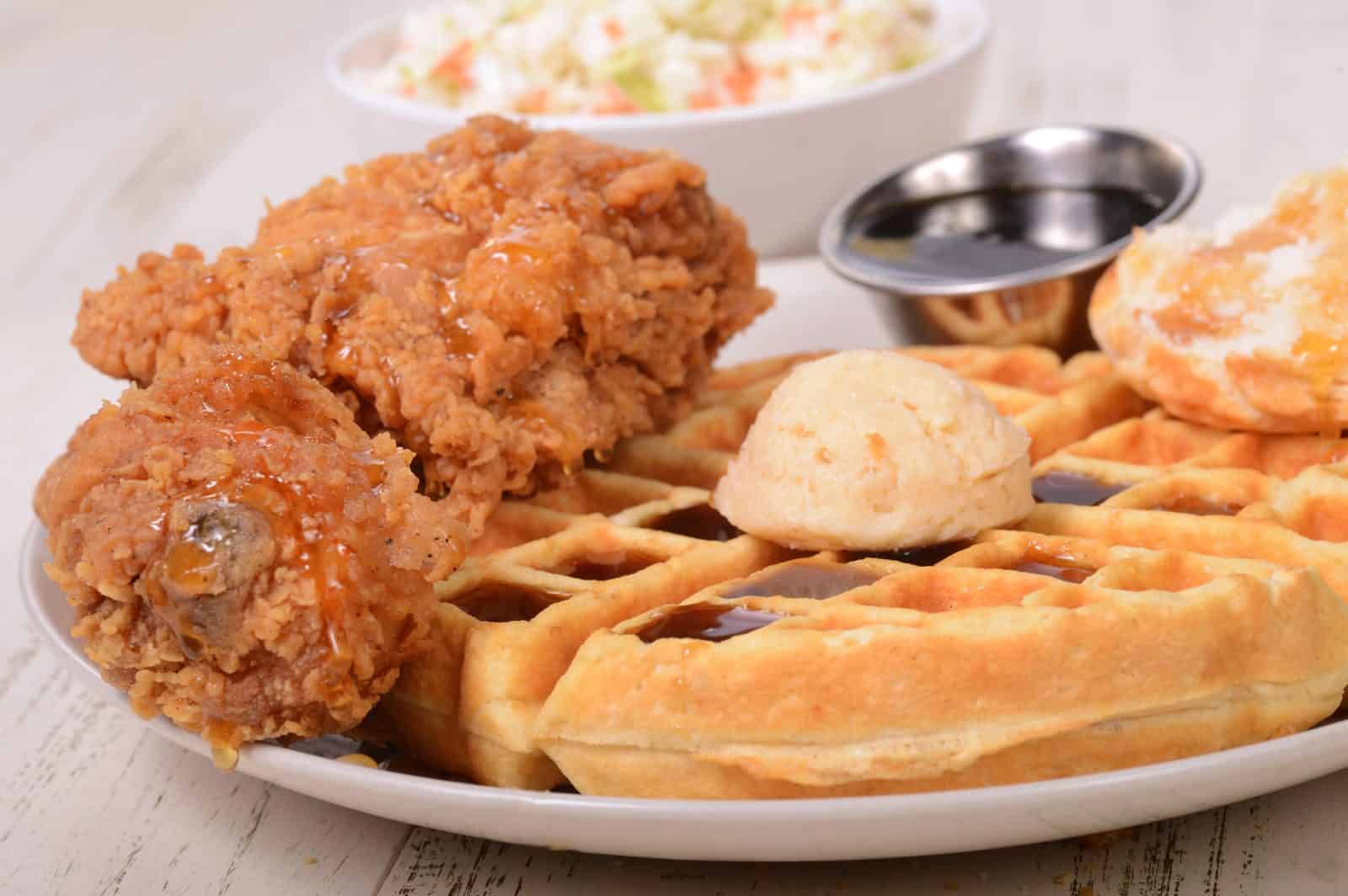 Chicken and waffle