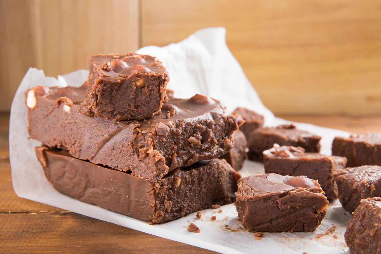 Ingredient nutella fudge
