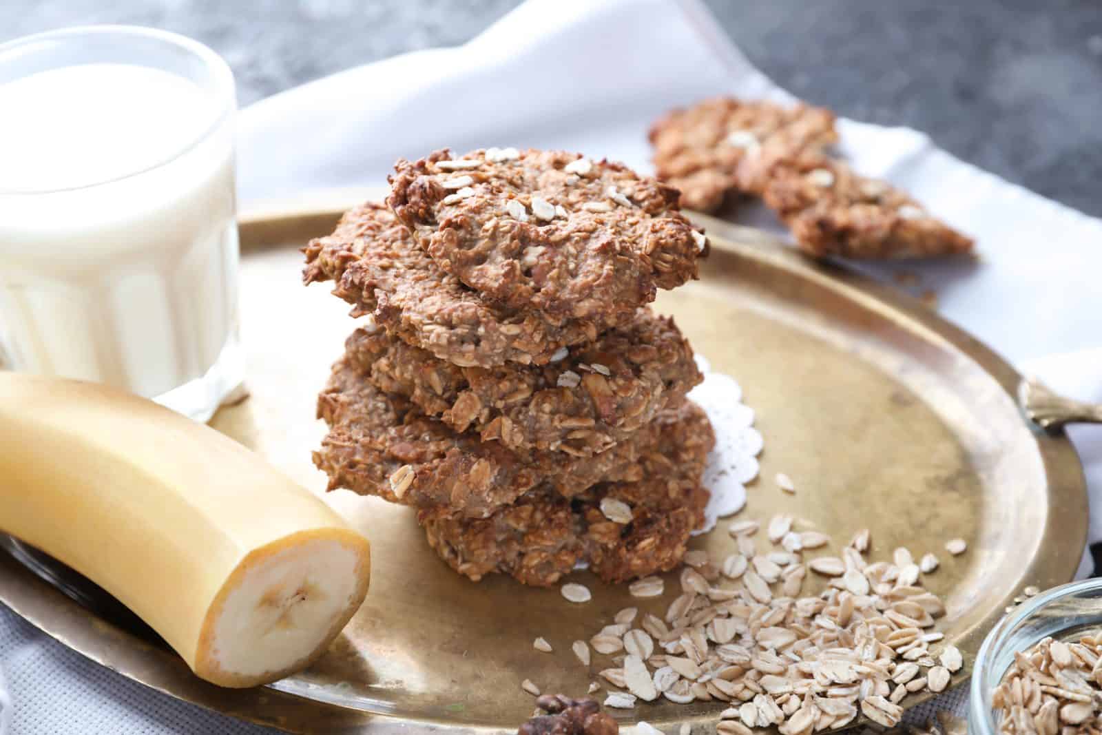 Banana oat cookie