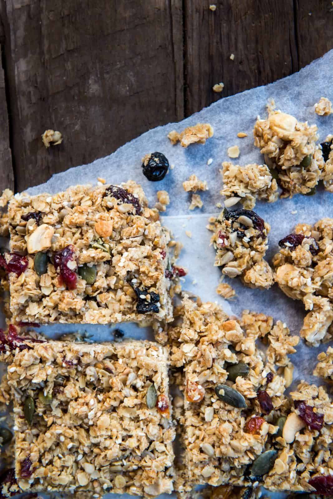 Maple pecan granola bar
