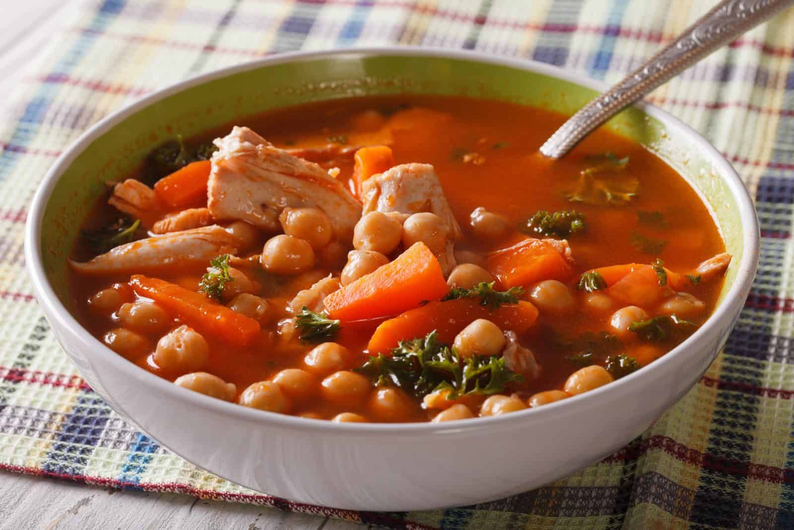 Spicy moroccan chicken stew