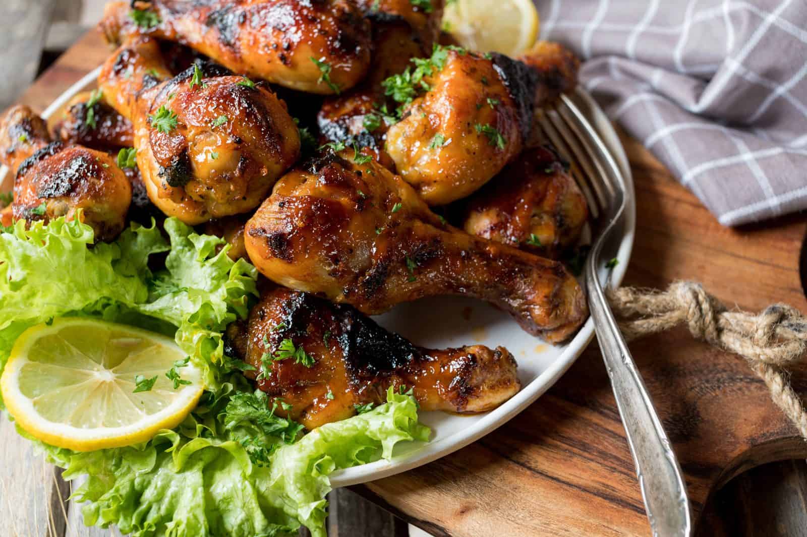 Mango habanero chicken drumstick