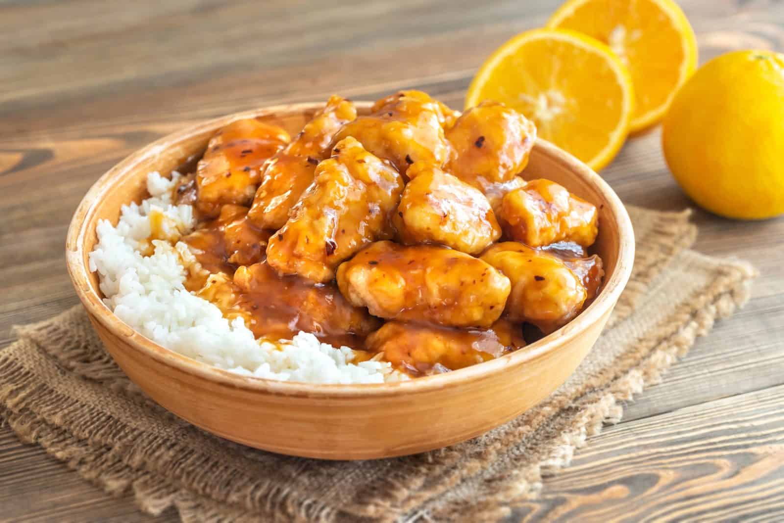Zesty orange basil chicken