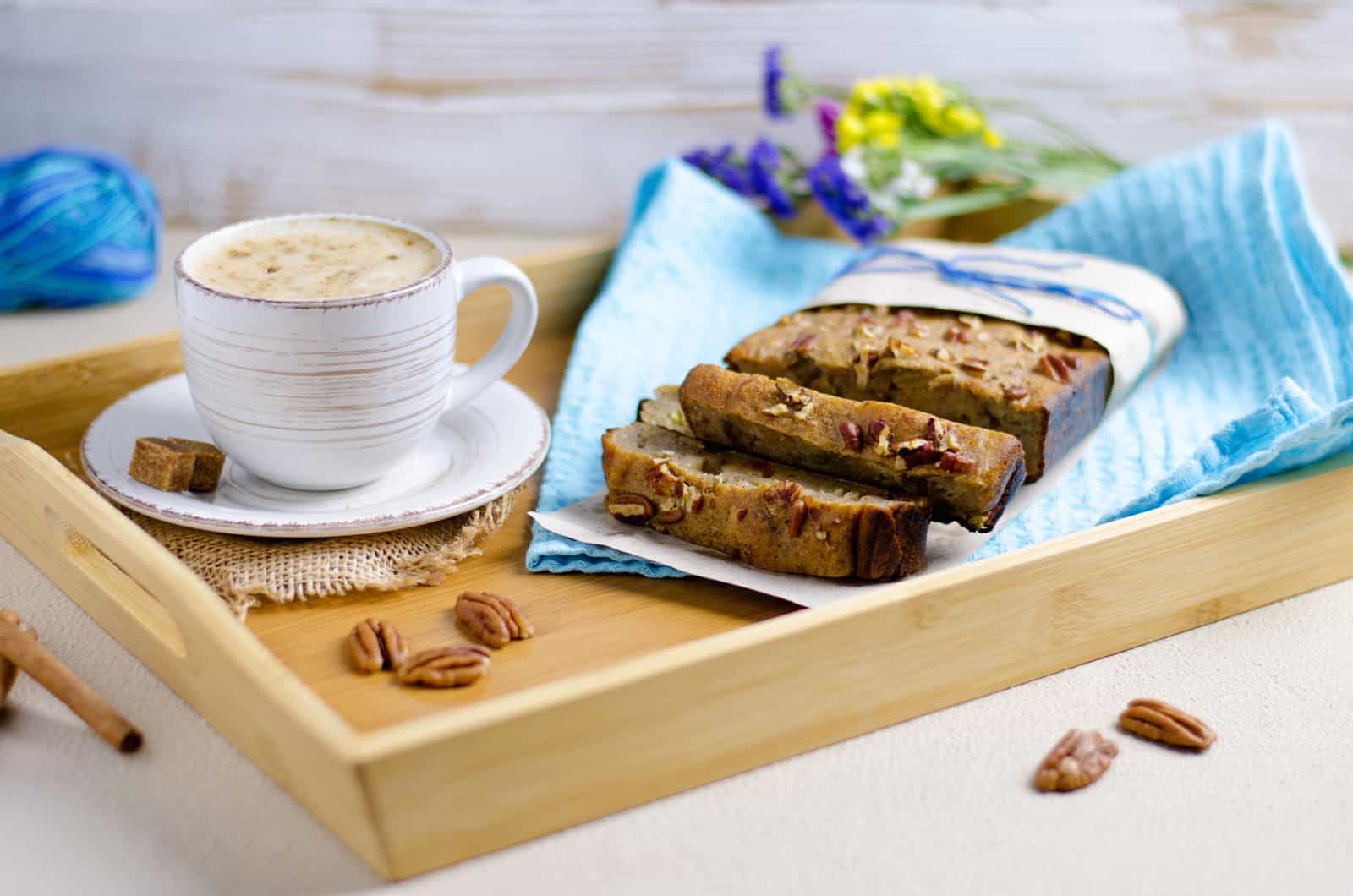 Banana bread flavored coffee