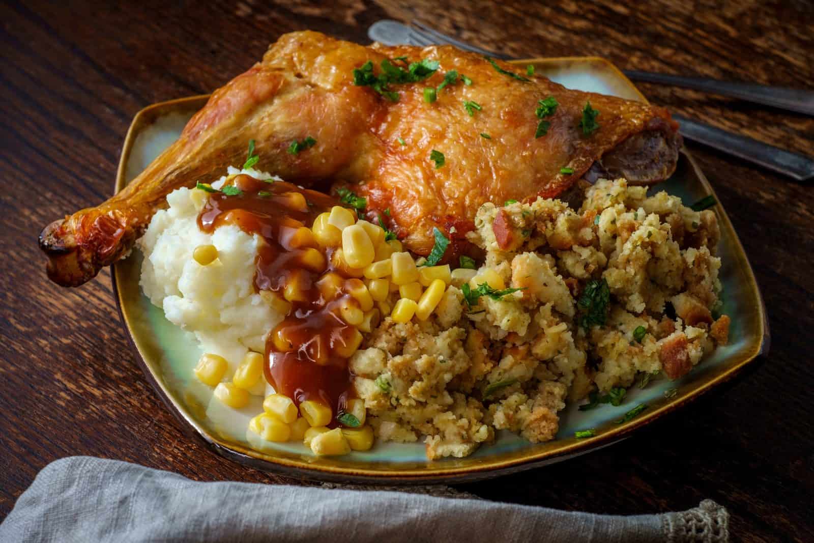 Chicken and stuffing