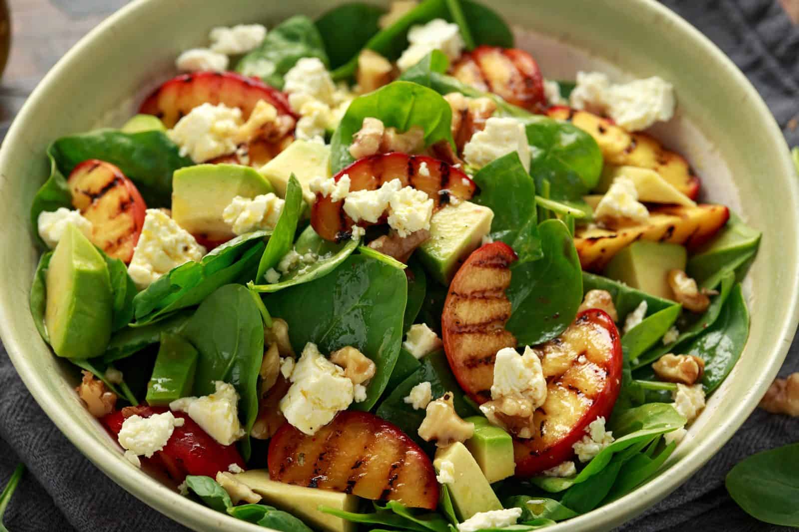 Peach salad