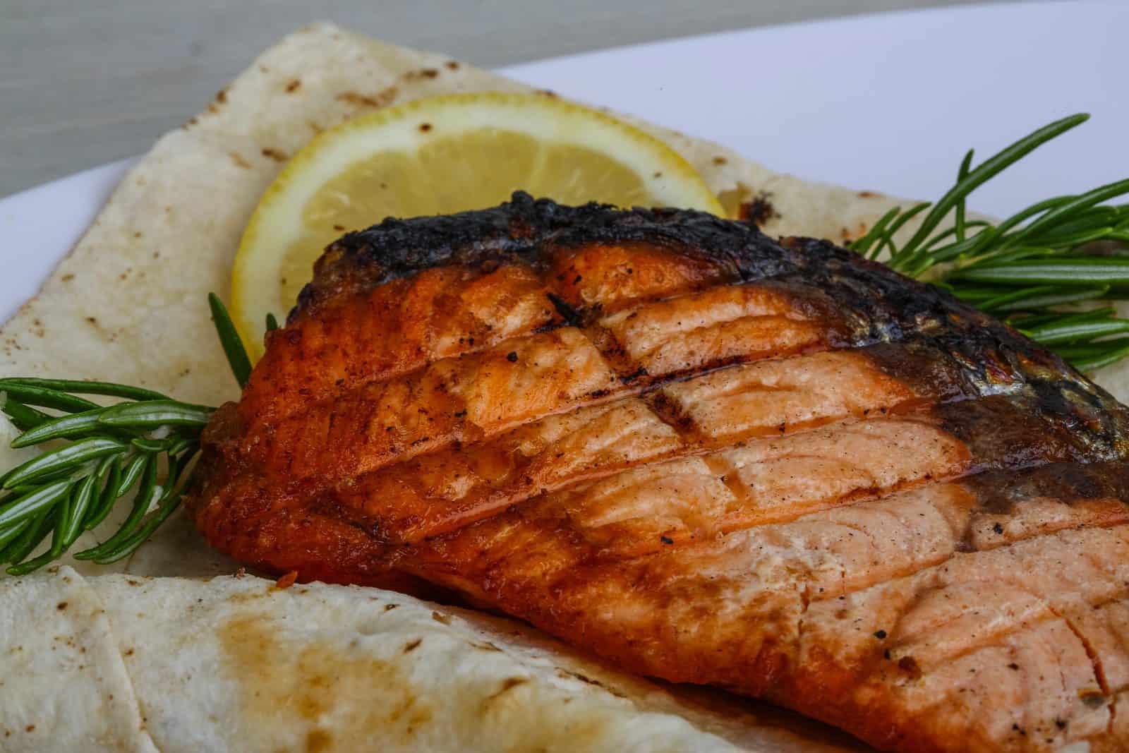 Lemon herb salmon