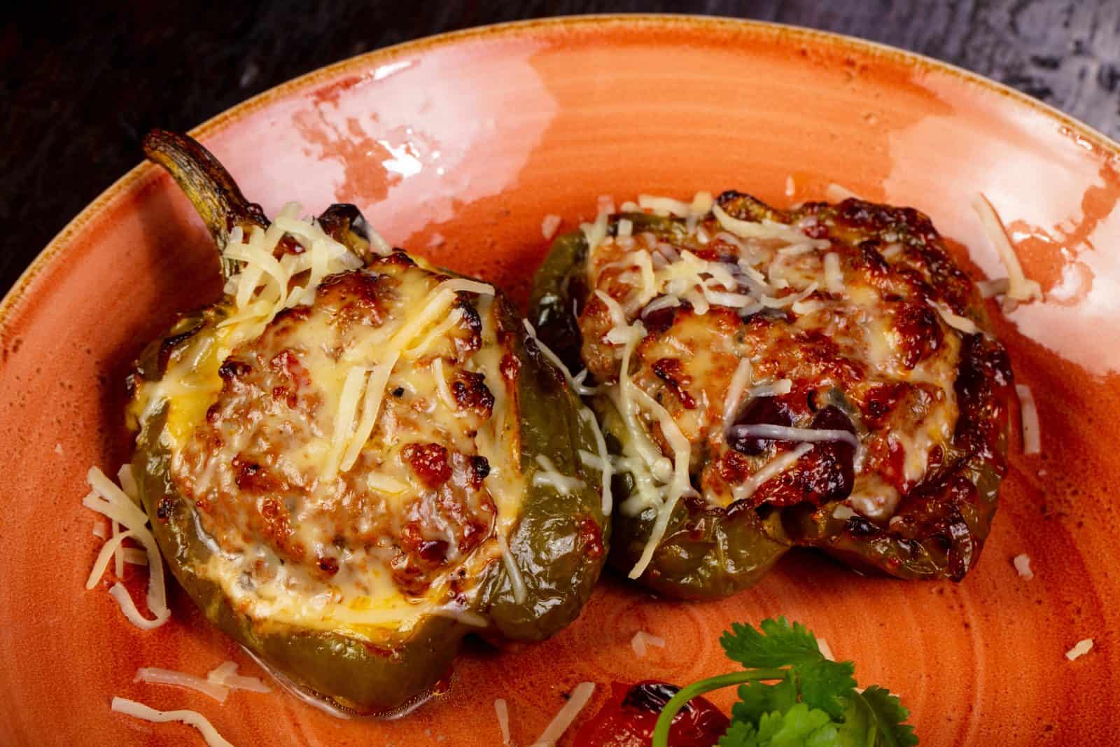Philly cheesesteak stuffed pepper