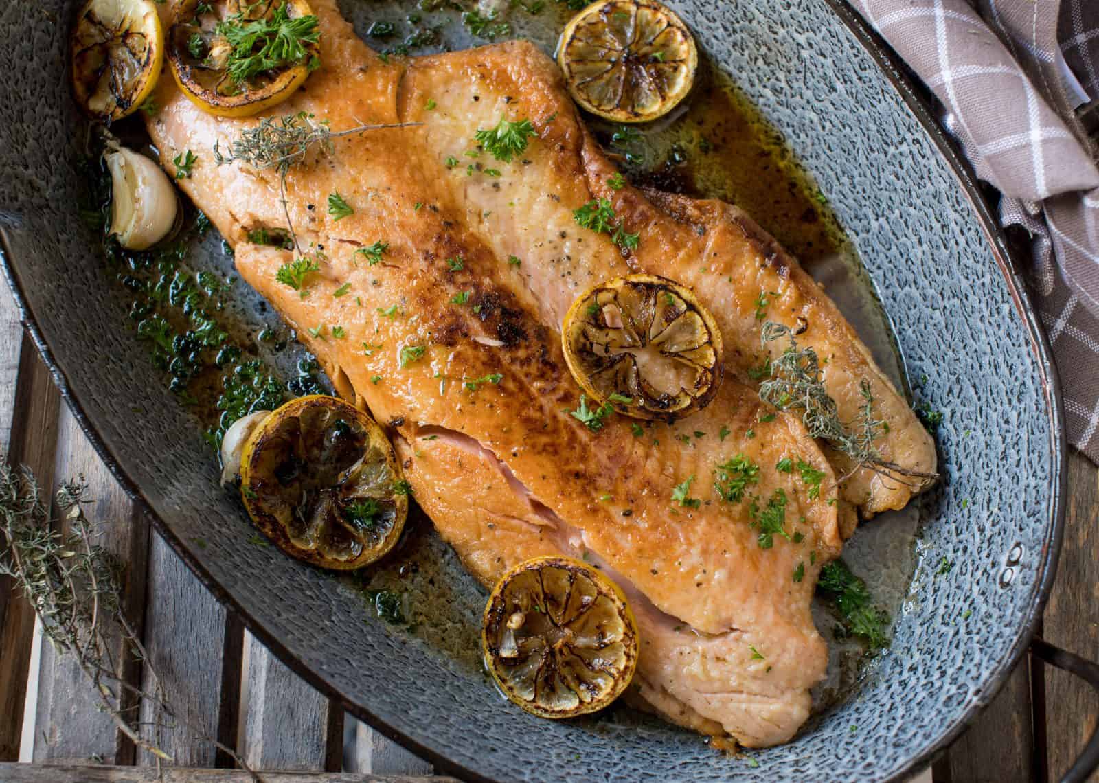 Zesty lemon herb salmon