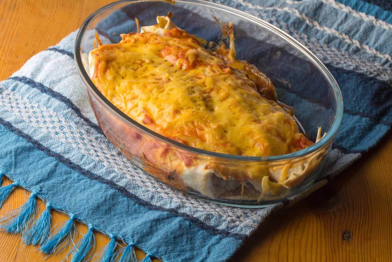 25 Quick and Easy Minced Chicken Recipes 16 Minced chicken and black bean enchilada