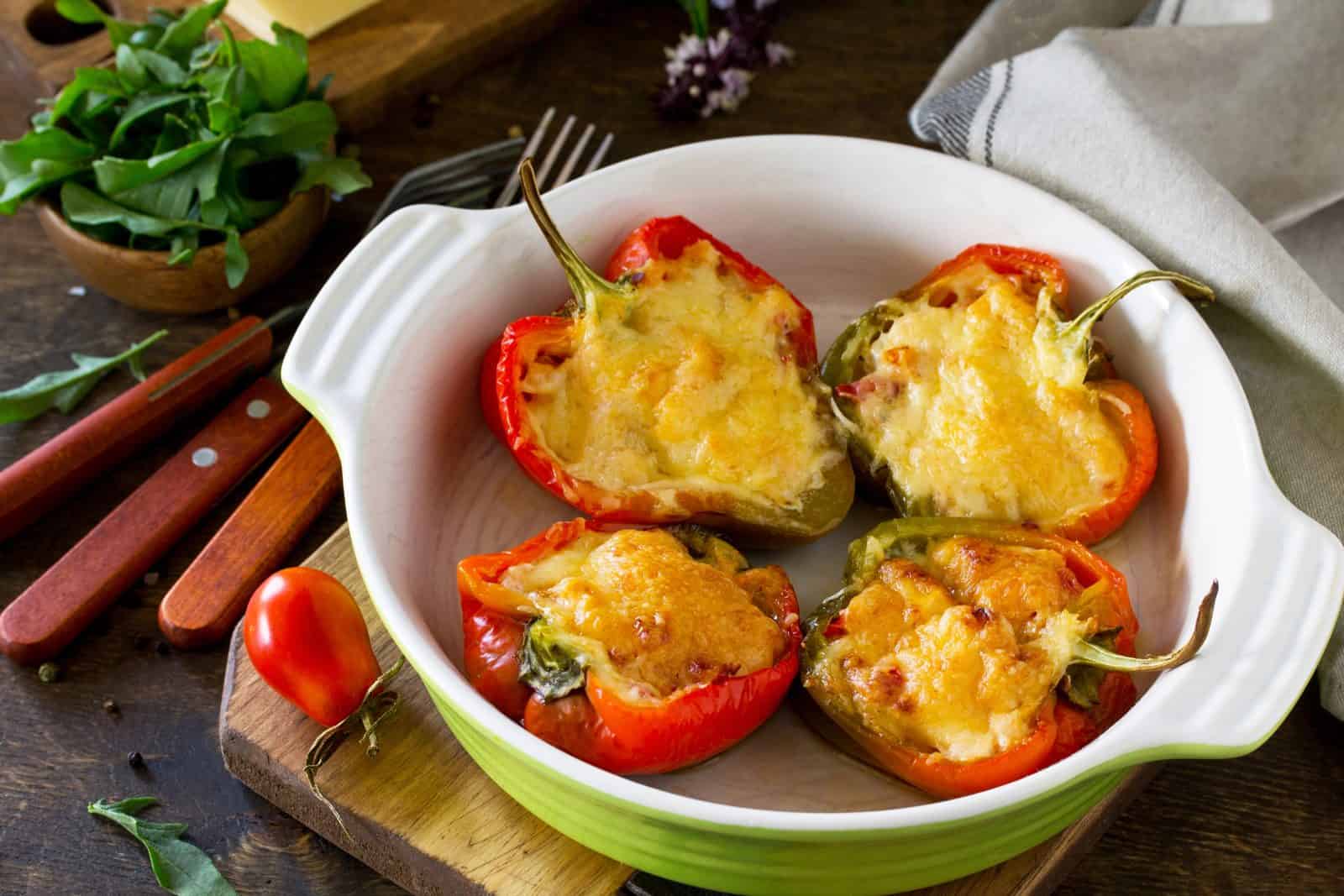 25 Quick and Easy Minced Chicken Recipes 20 Minced chicken and quinoa stuffed pepper