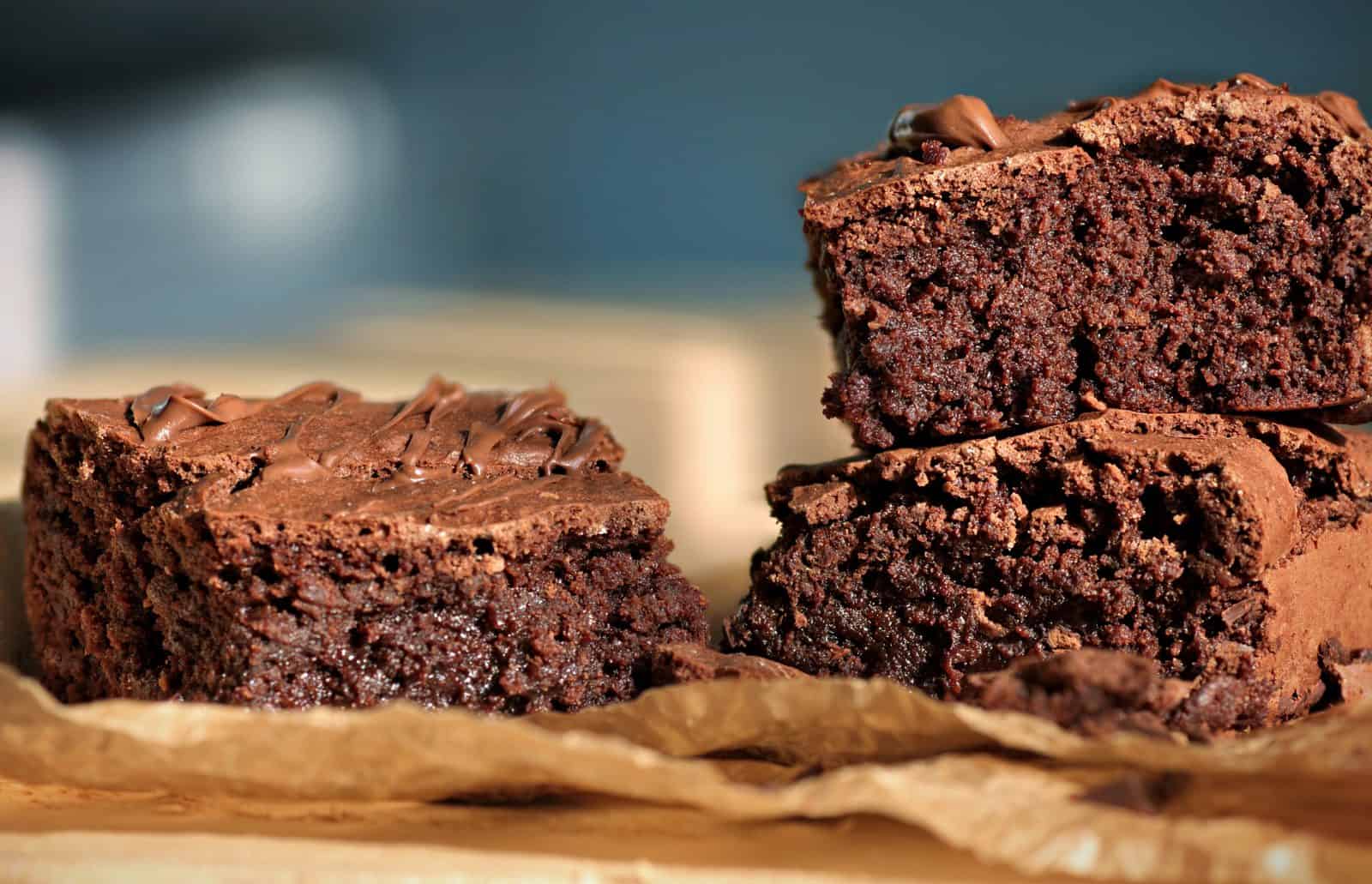 Fudgy nutella brownie
