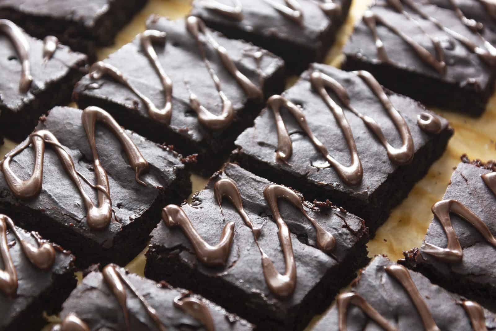 Avocado brownie