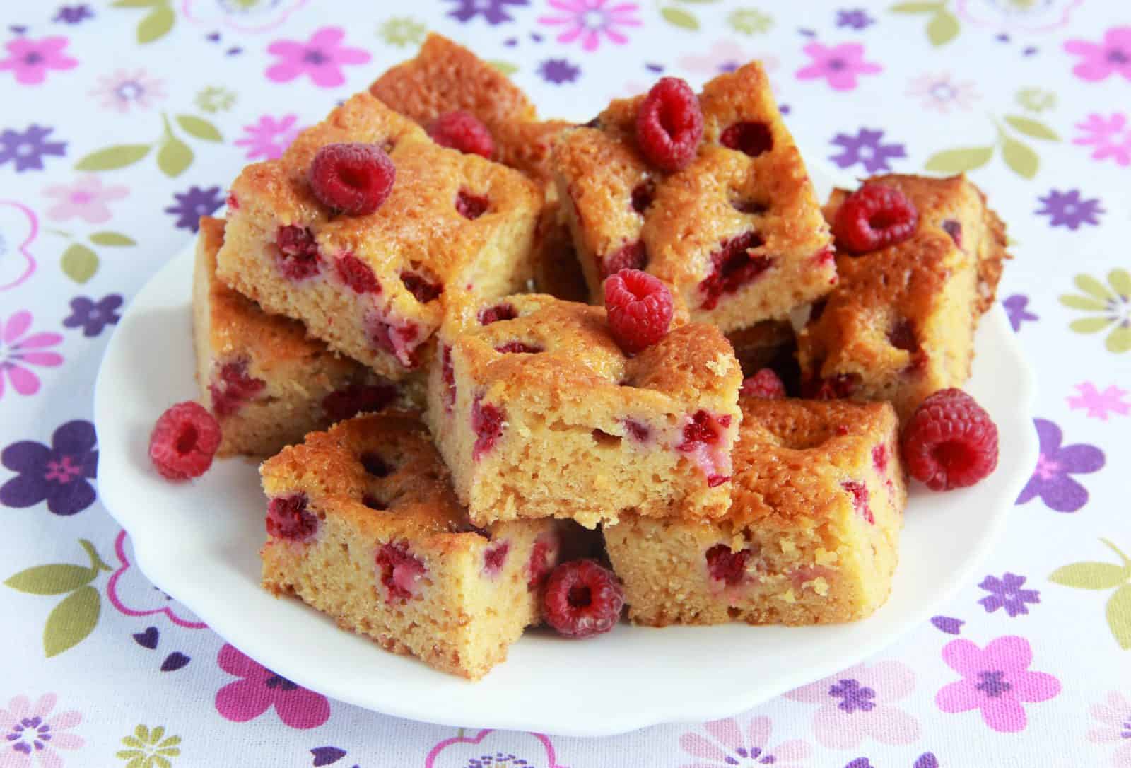 Lemon raspberry blondy