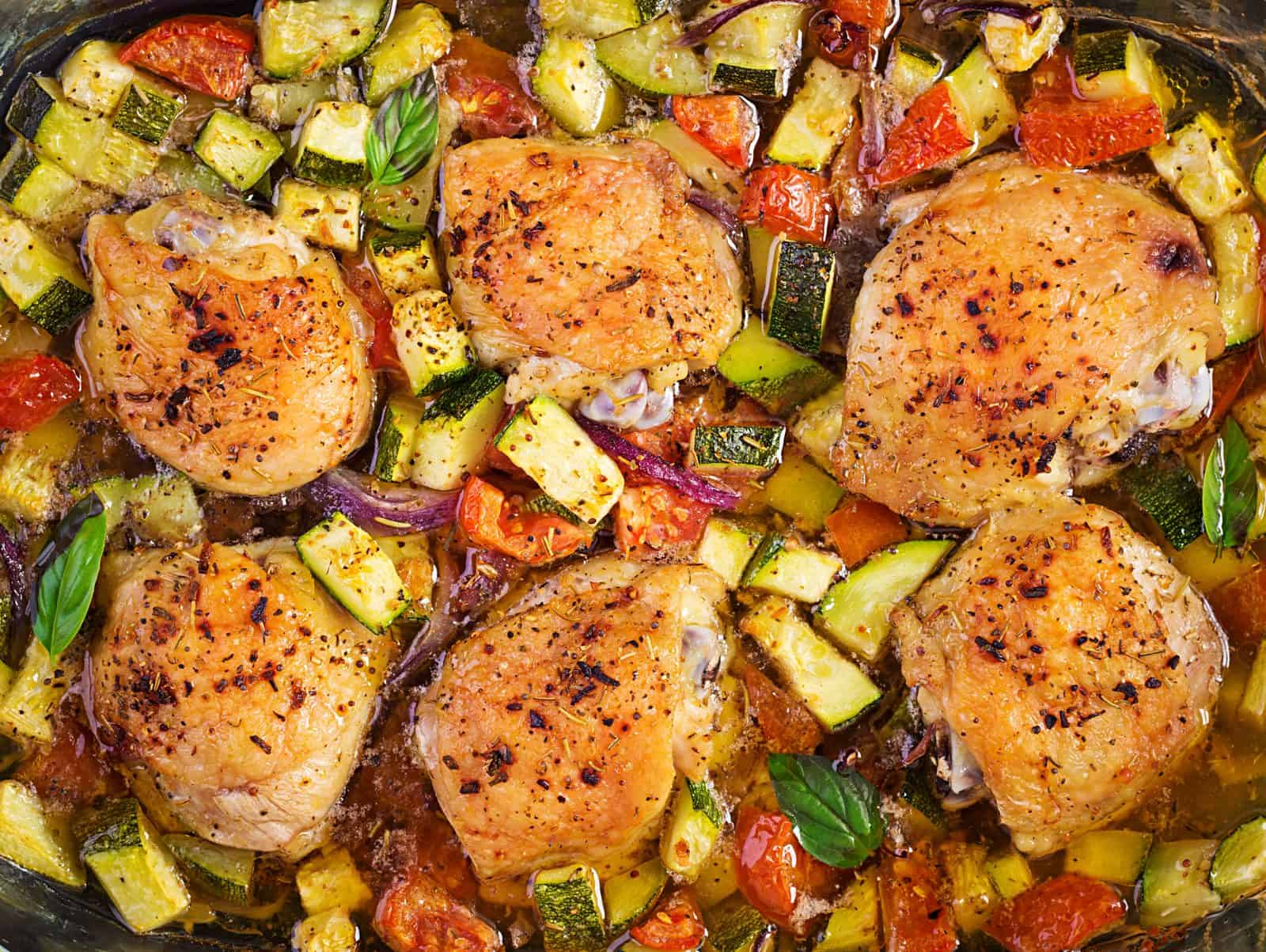 Barbecue ranch chicken thigh