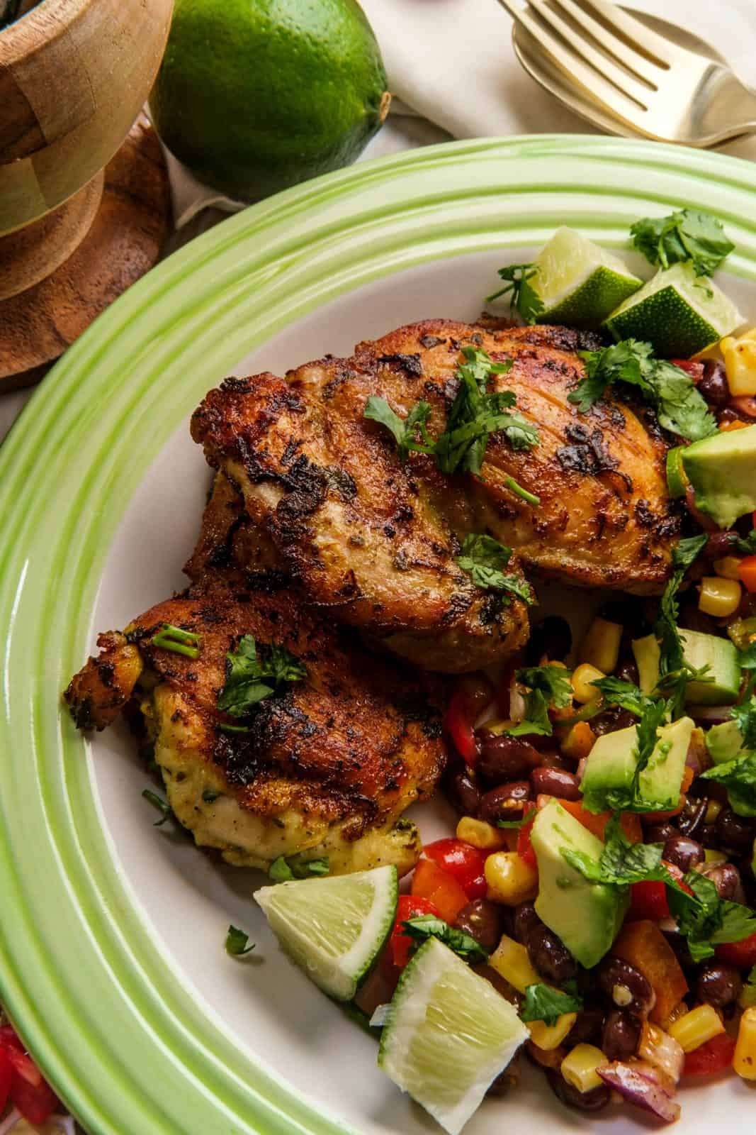 Cilantro lime chicken thigh